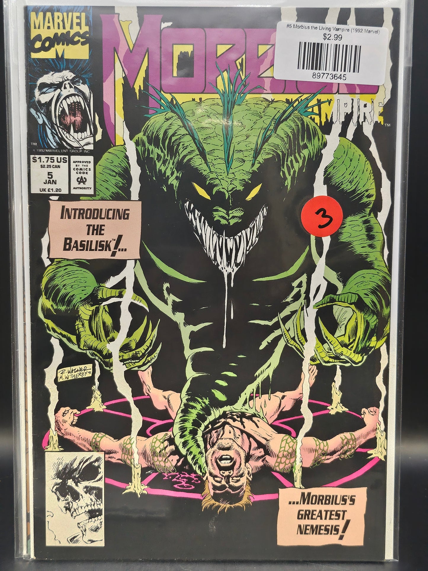 #5 Morbius the Living Vampire (1992 Marvel)