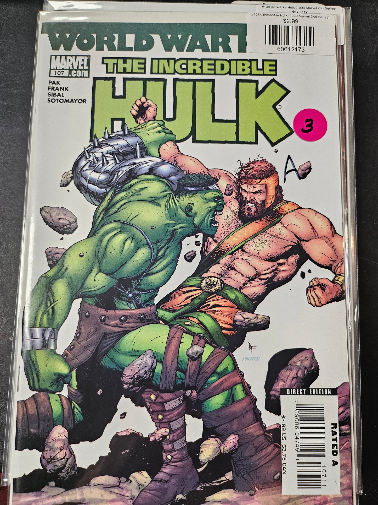 #107A Incredible Hulk (1999 Marvel 2nd Series)