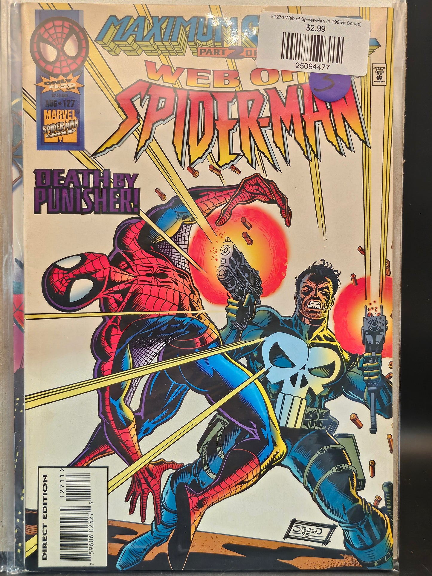 #127d Web of Spider-Man (1985 1st Series)
