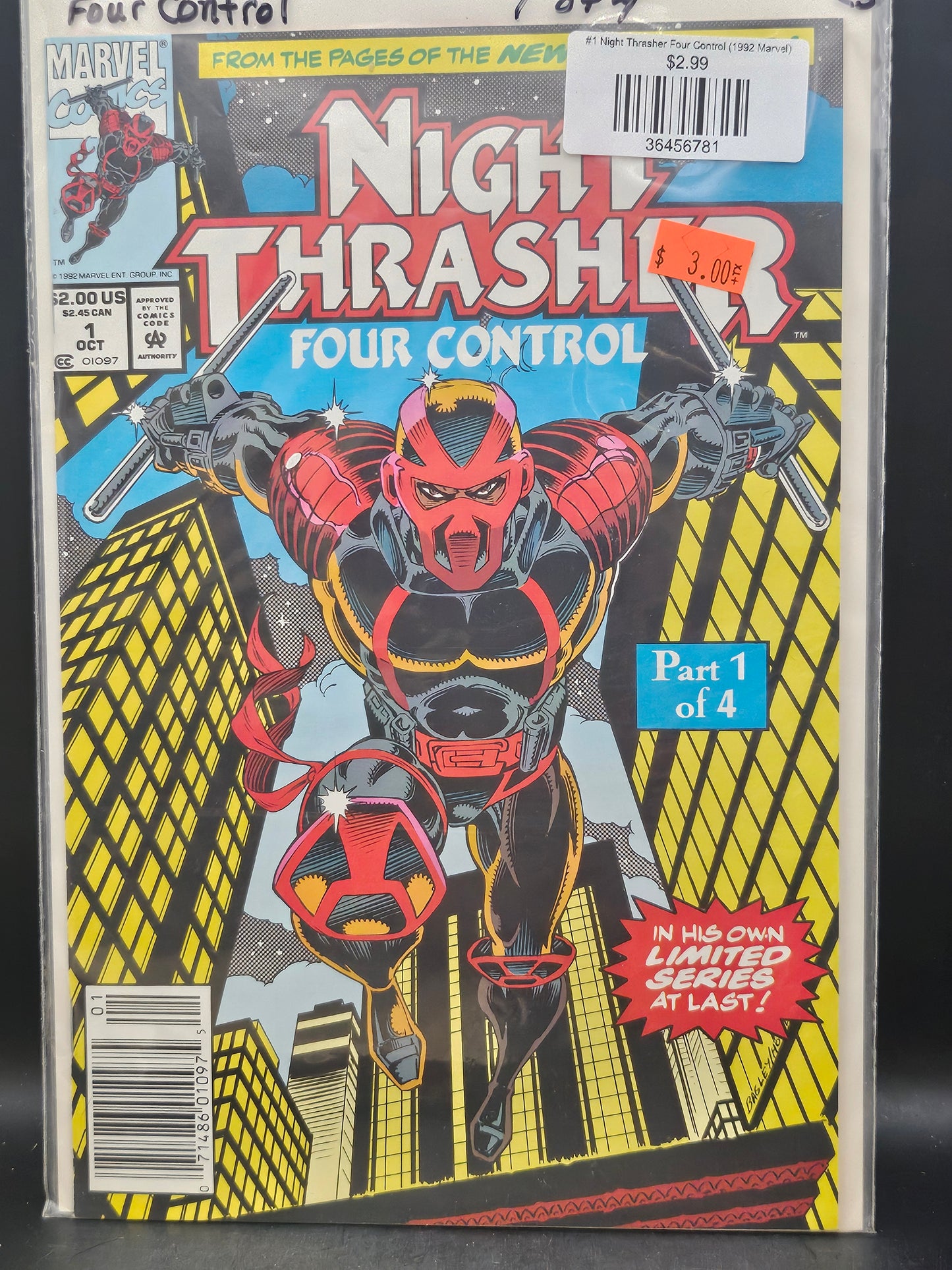#1 Night Thrasher Four Control (1992 Marvel)
