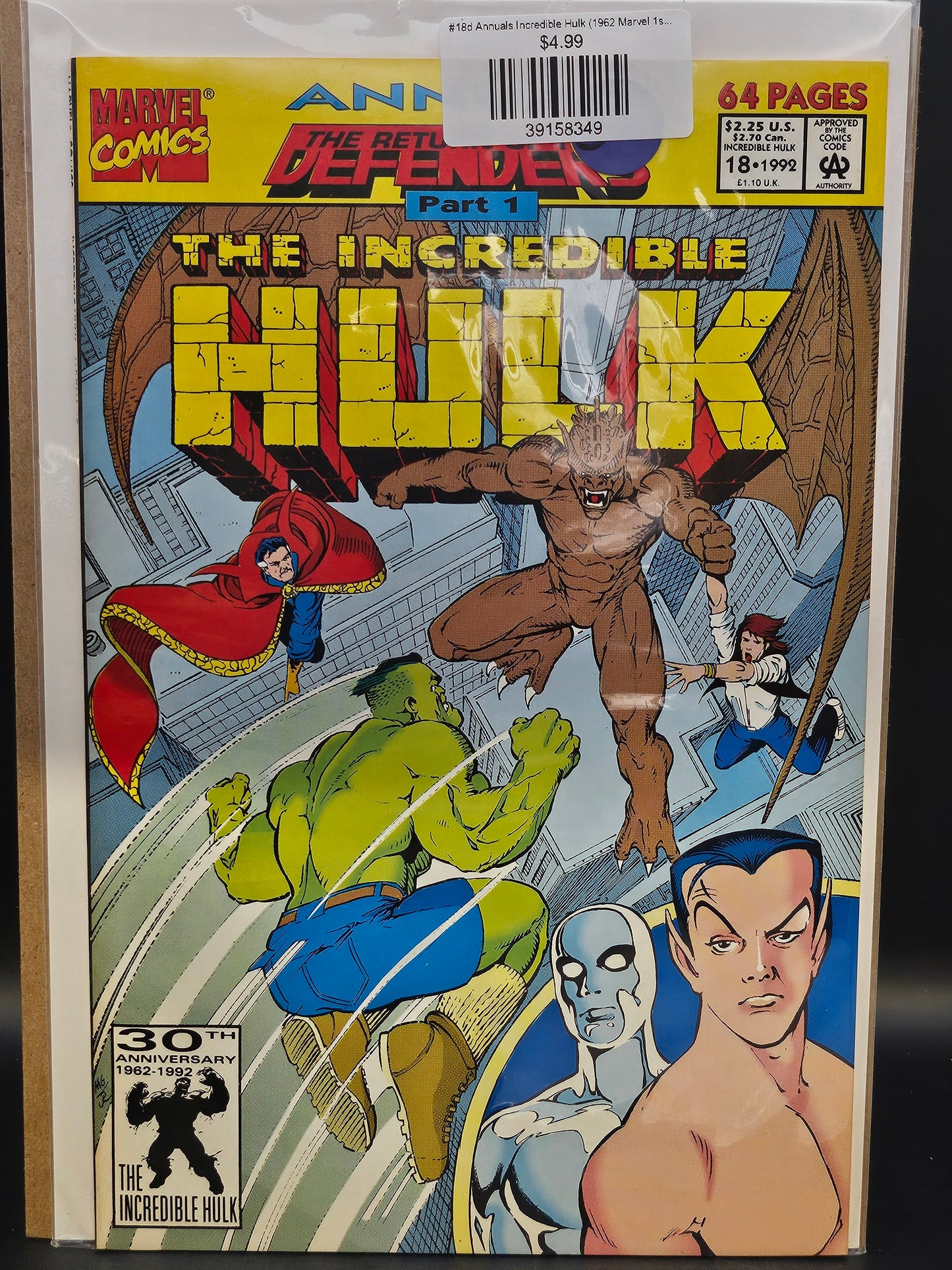 #18d Annuals Incredible Hulk (1962 Marvel 1st Series)