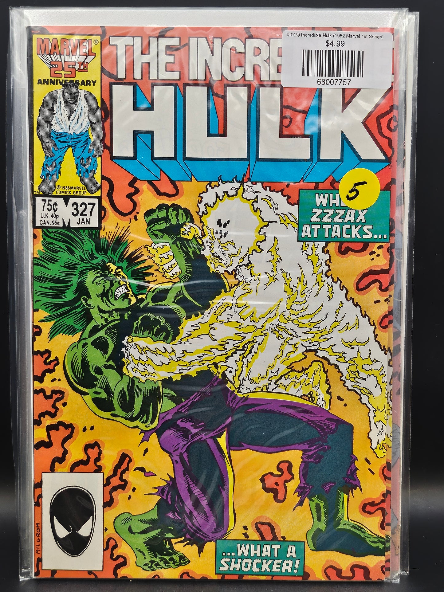 #327d Incredible Hulk (1962 Marvel 1st Series)