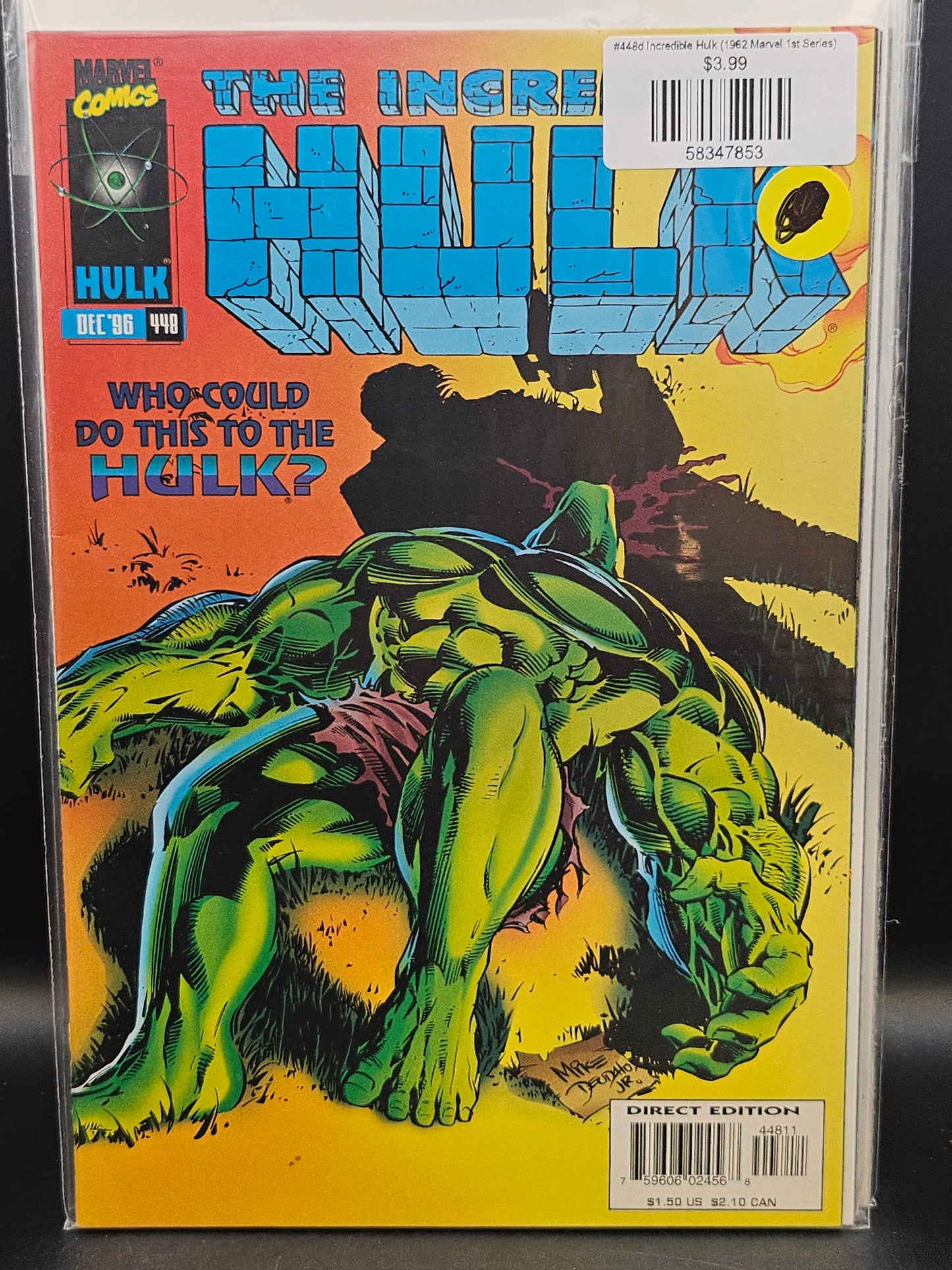 #448d Incredible Hulk (1962 Marvel 1st Series)