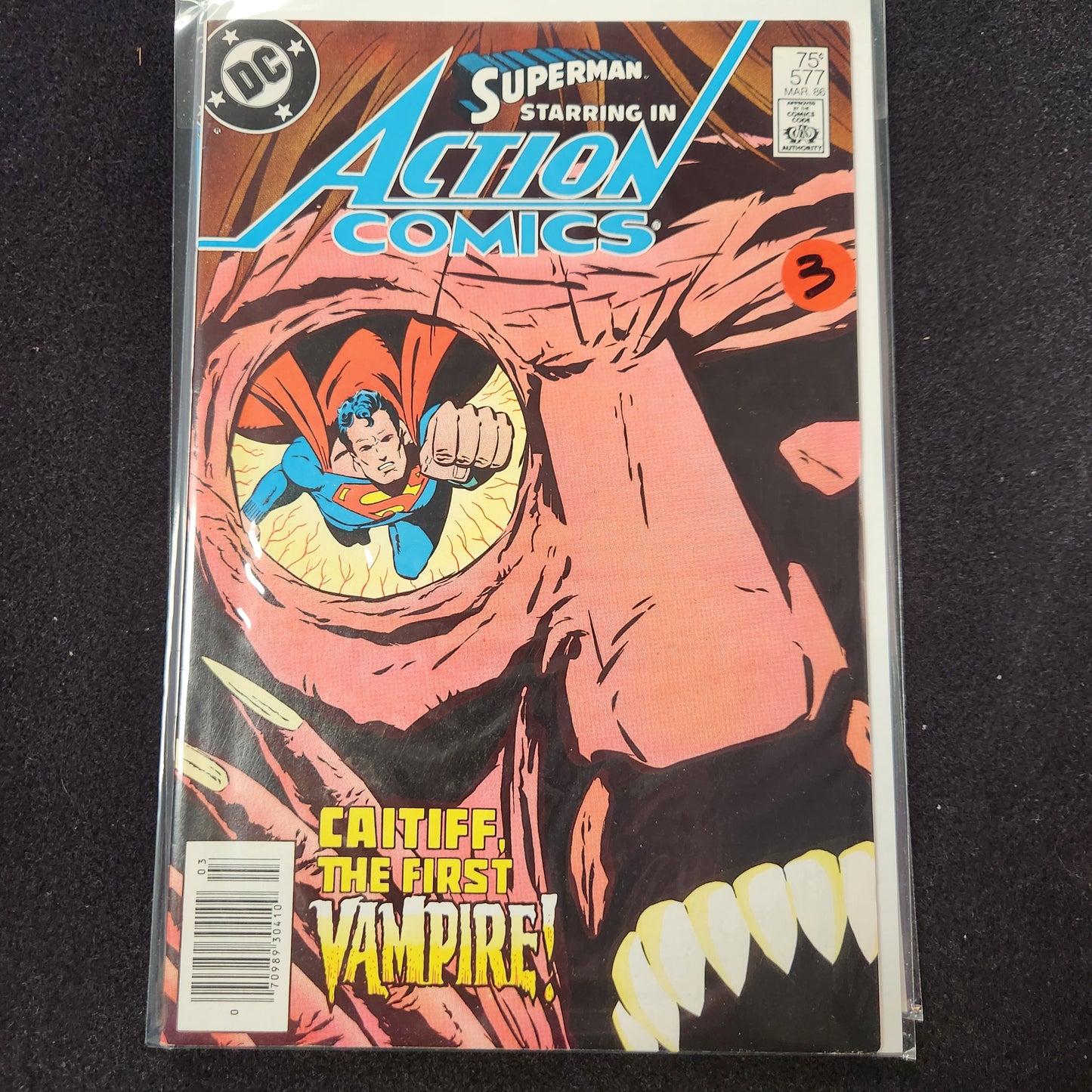 Action Comics #577 - The First Vampire (DC 1986)