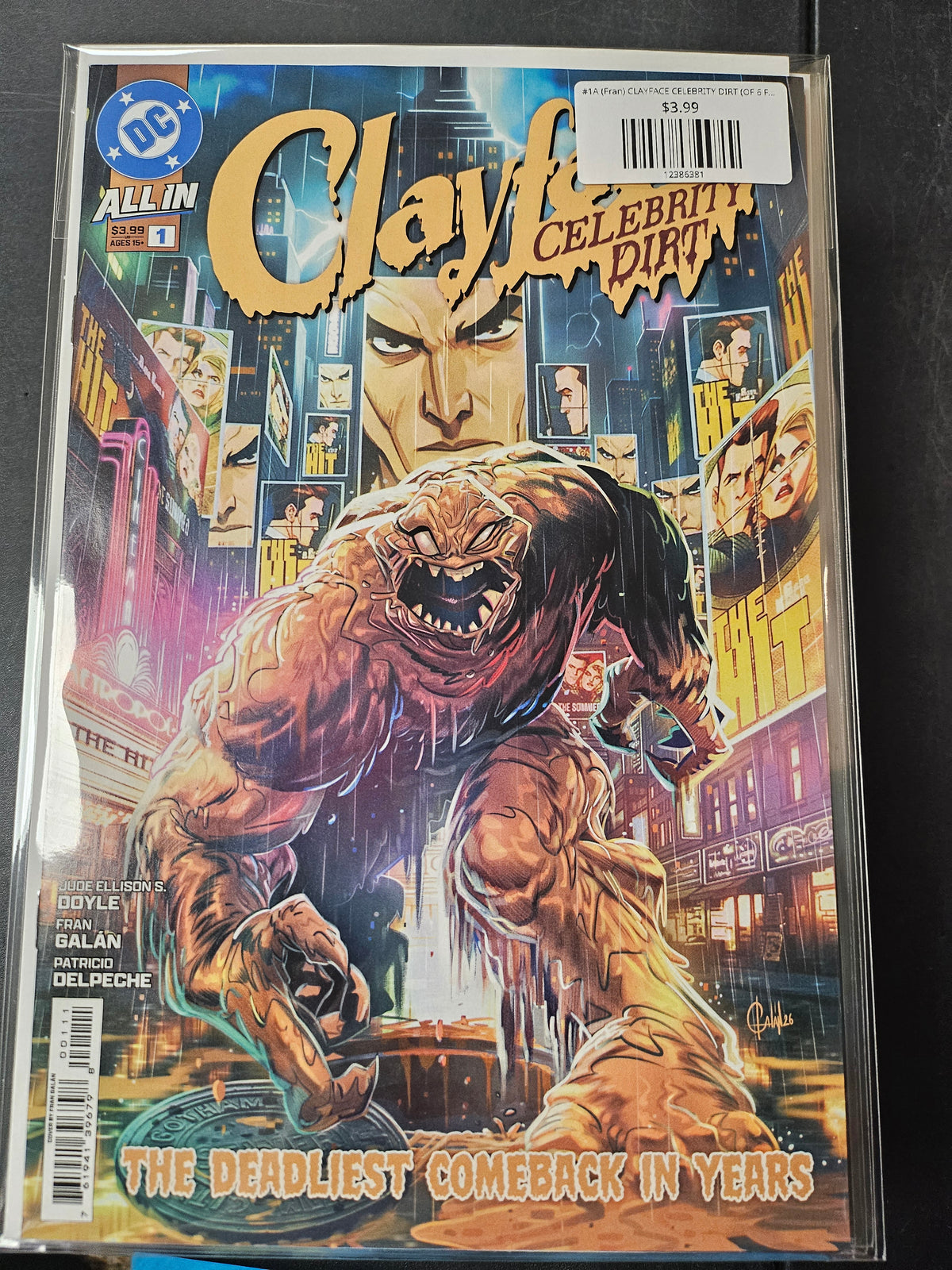 #1A (Fran) CLAYFACE CELEBRITY DIRT (OF 6 FRAN GALAN)