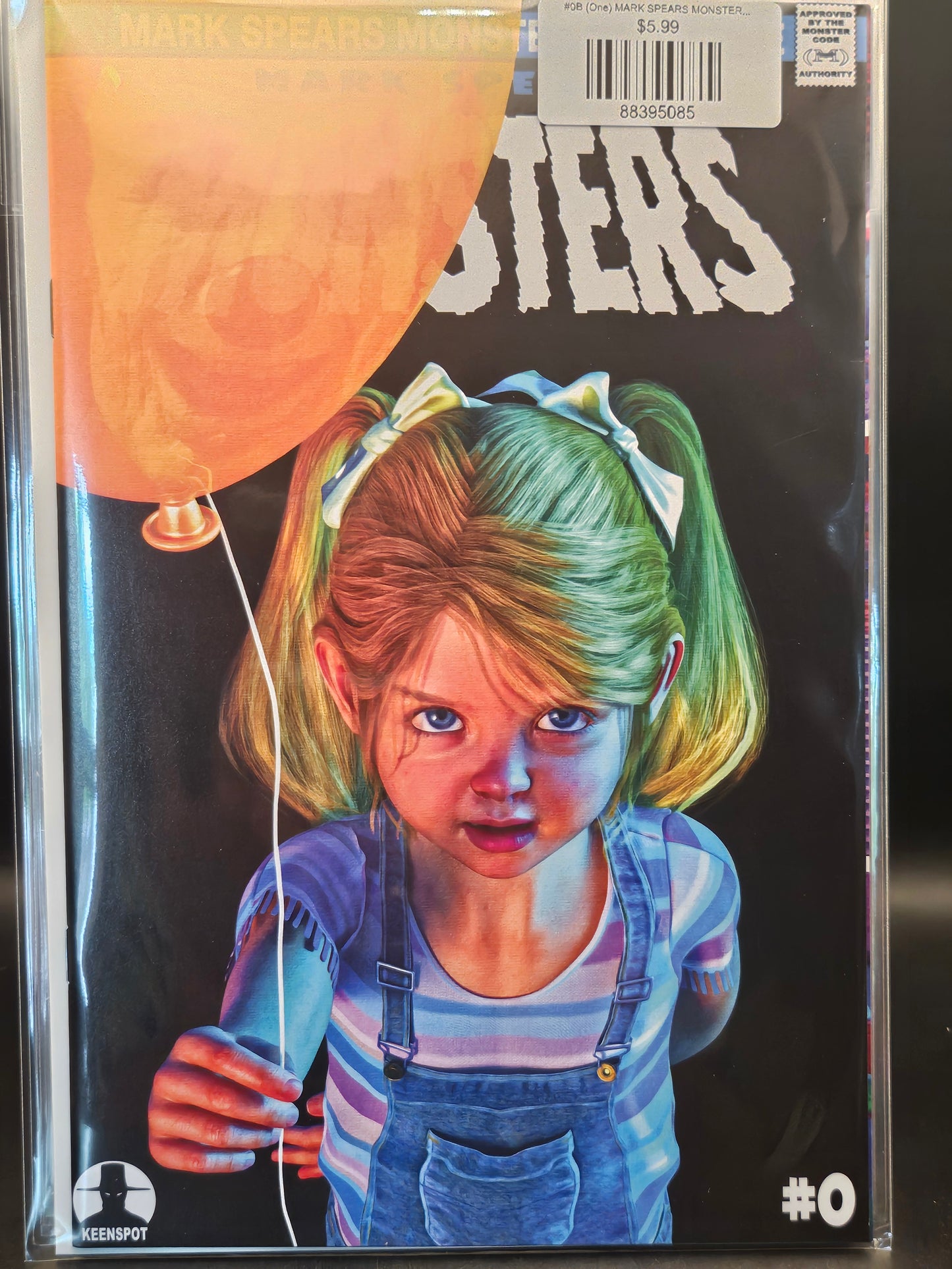 #0B (One) MARK SPEARS MONSTERS (DELUXE EDITION ONE SHOT MARK SPEARS A NEW FRIEND VAR)
