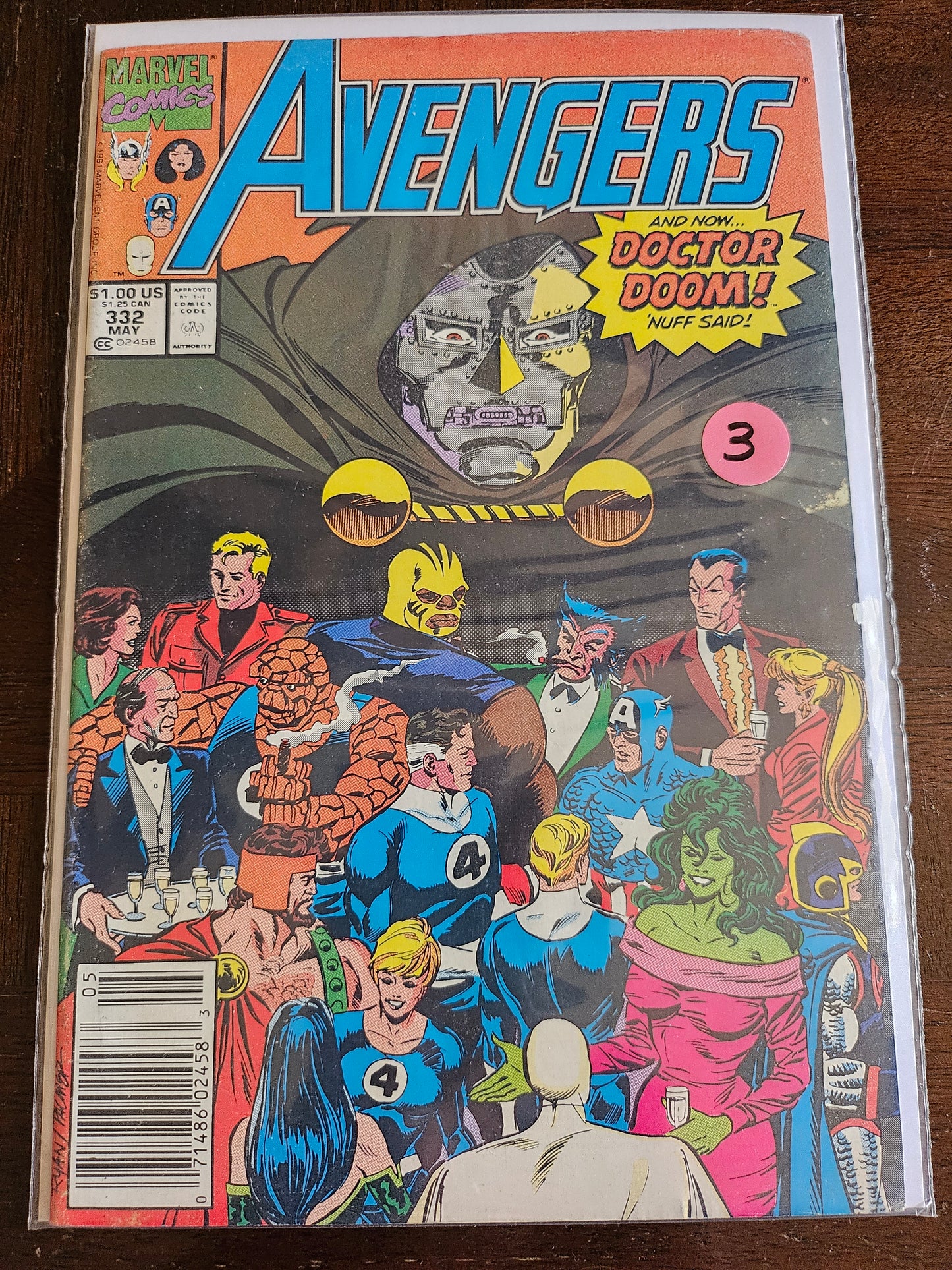 Avengers – Marvel Comics – (1963–1999) – Volume 1 – #332