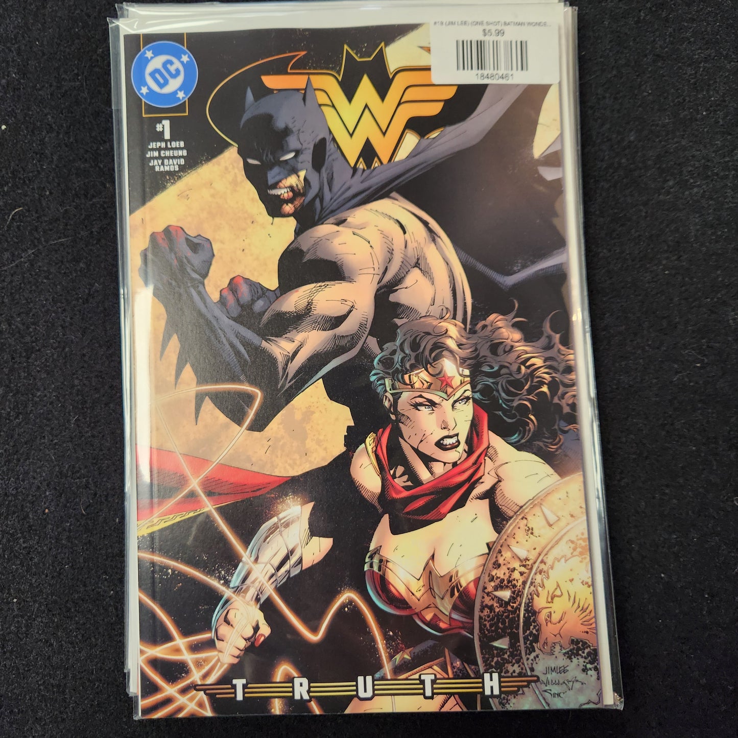 #1B (JIM LEE) (ONE SHOT) BATMAN WONDER WOMAN TRUTH (CARD VAR)