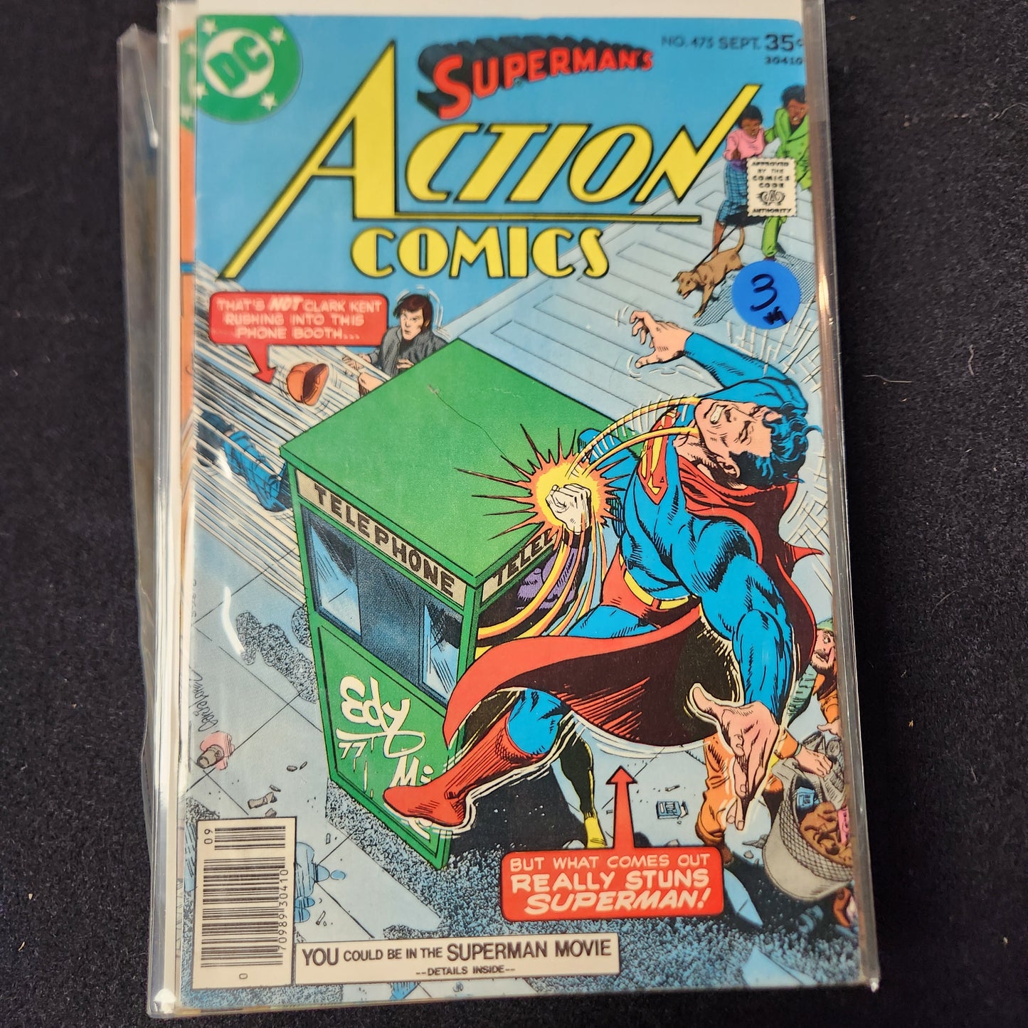 Action Comics #475 - Stunning Superman (DC 1977)