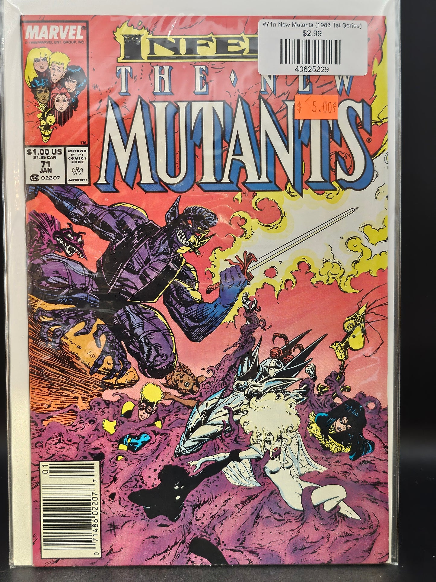#71n New Mutants (1983 1st Series)