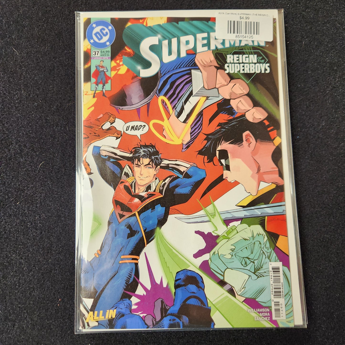 #37A (Dan Mora) SUPERMAN (THE REIGN OF THE SUPERBOYS)