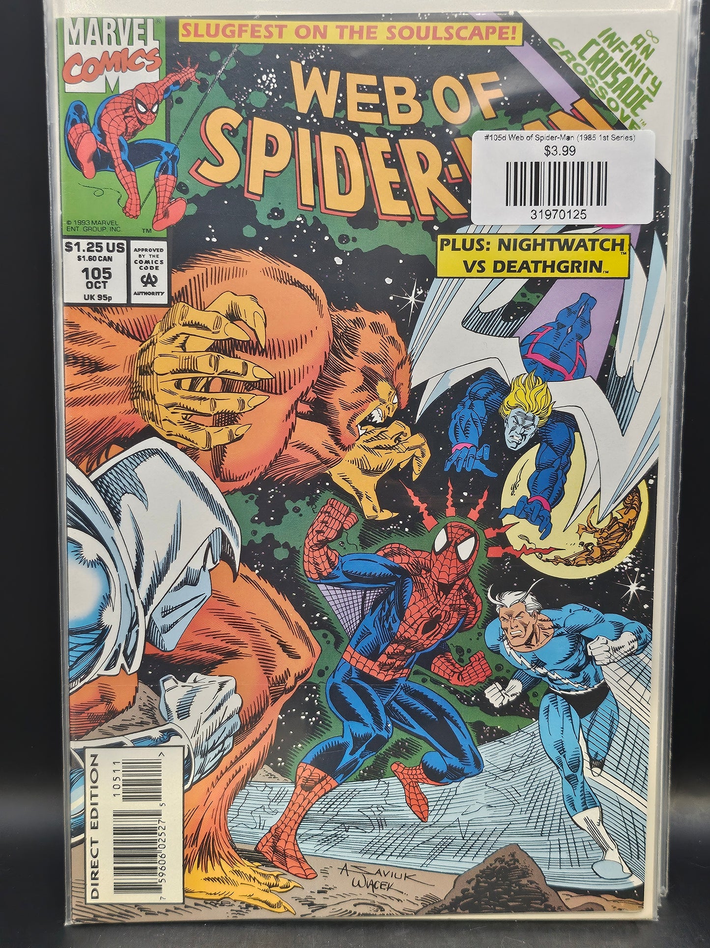 #105d Web of Spider-Man (1985 1st Series)