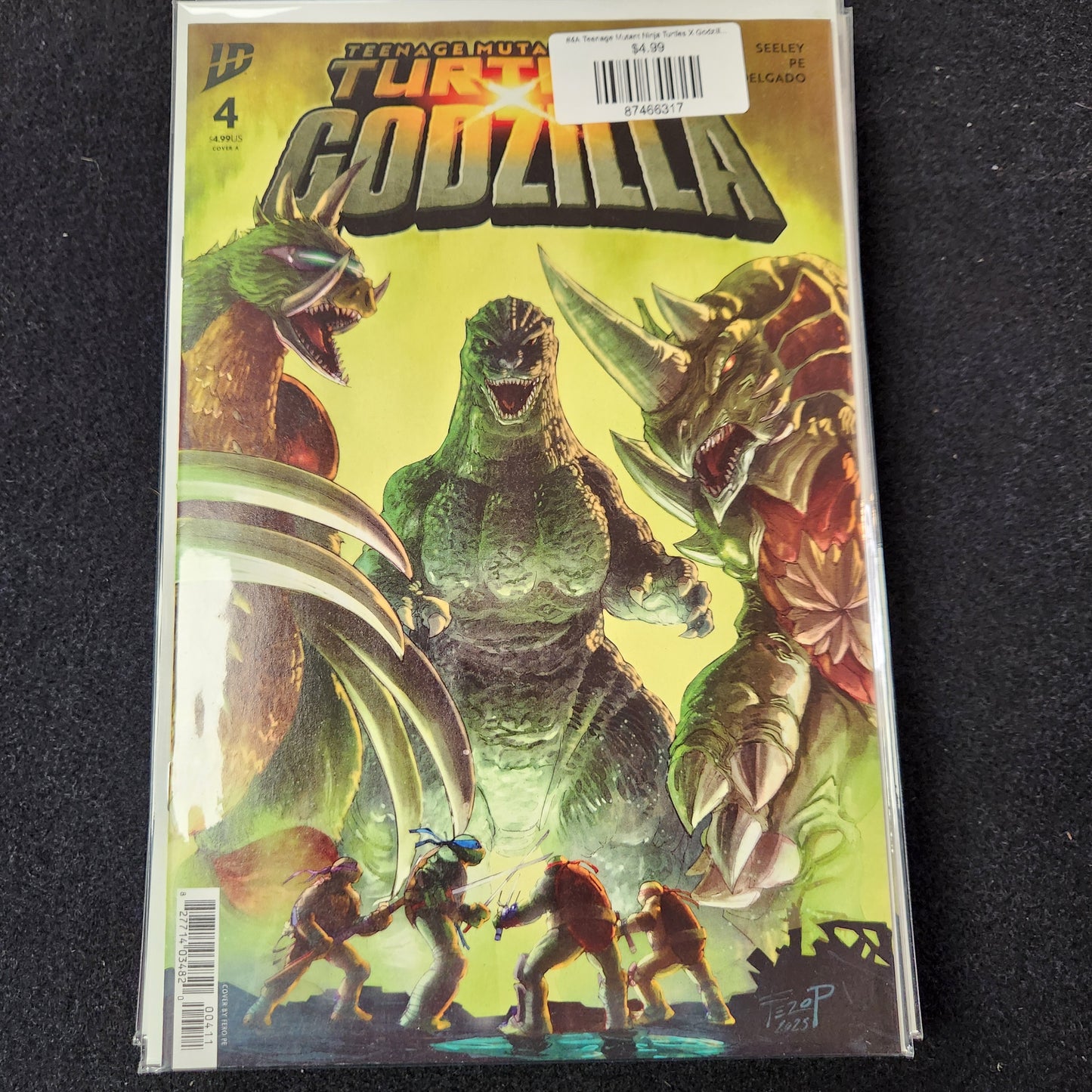 #4A Teenage Mutant Ninja Turtles X Godzilla (2025 IDW)