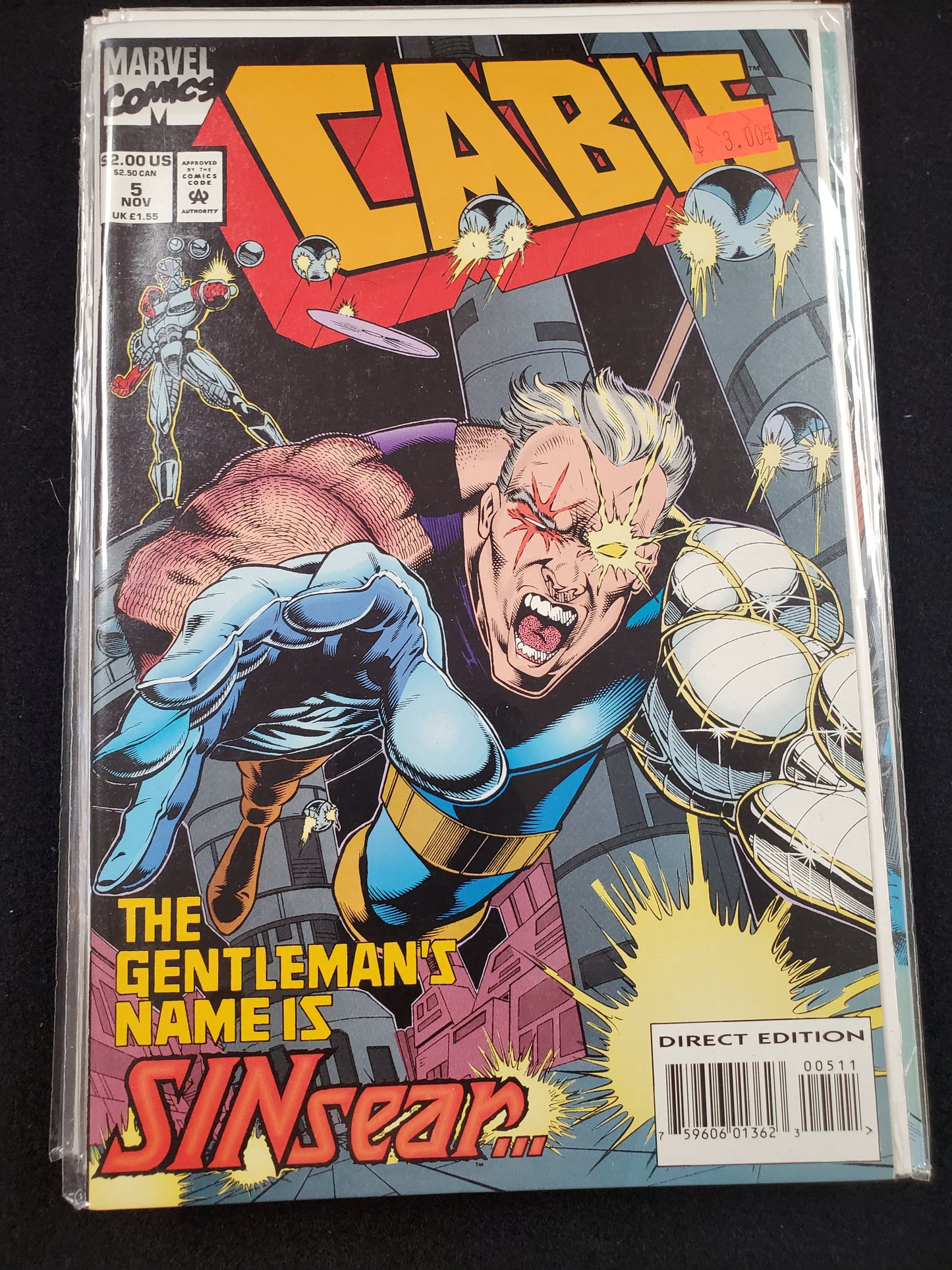 Cable – Marvel Comics – 1993–2002 – Volume 1 – #5