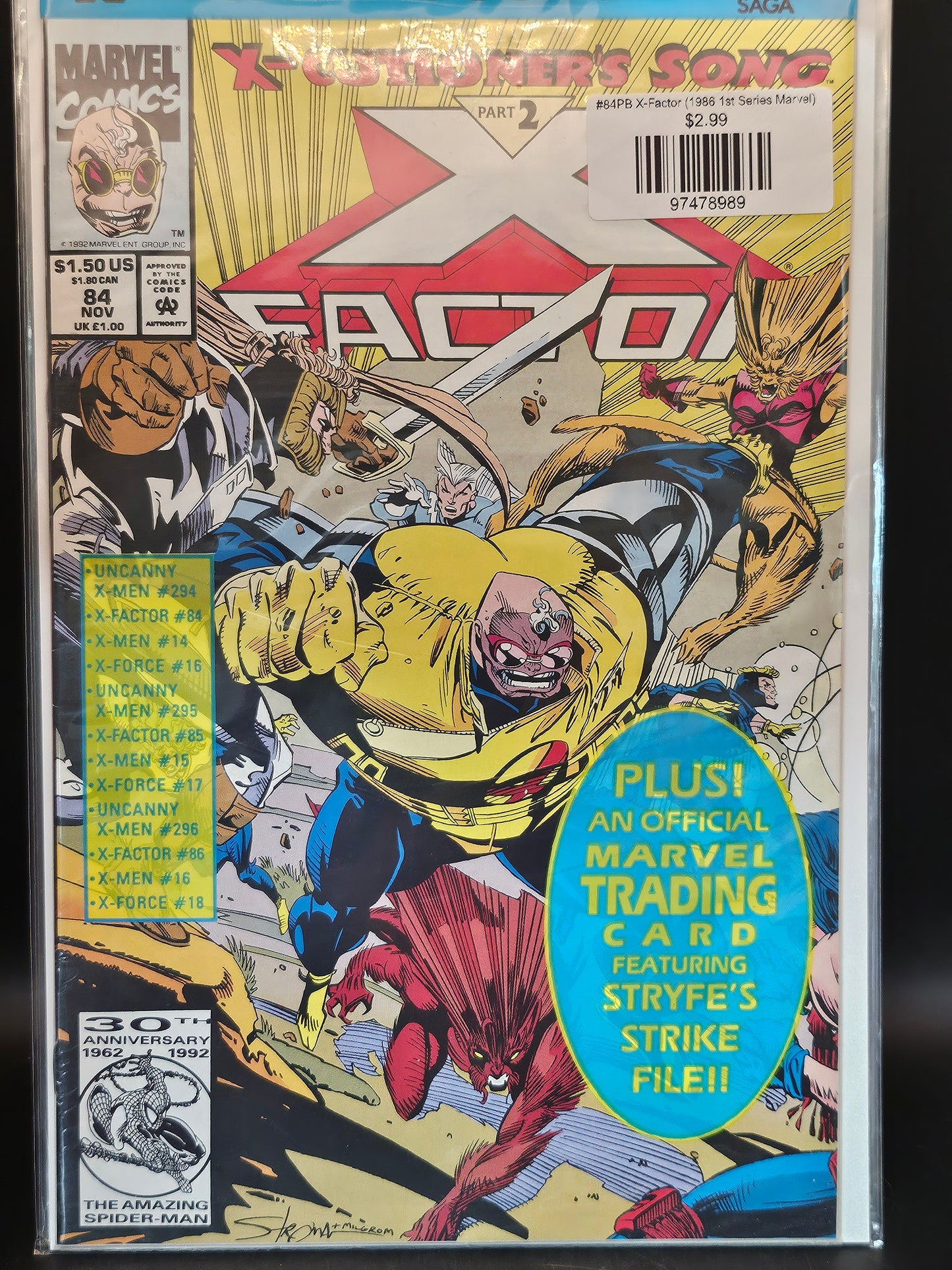 #84PB X-Factor (1986 1st Series Marvel)