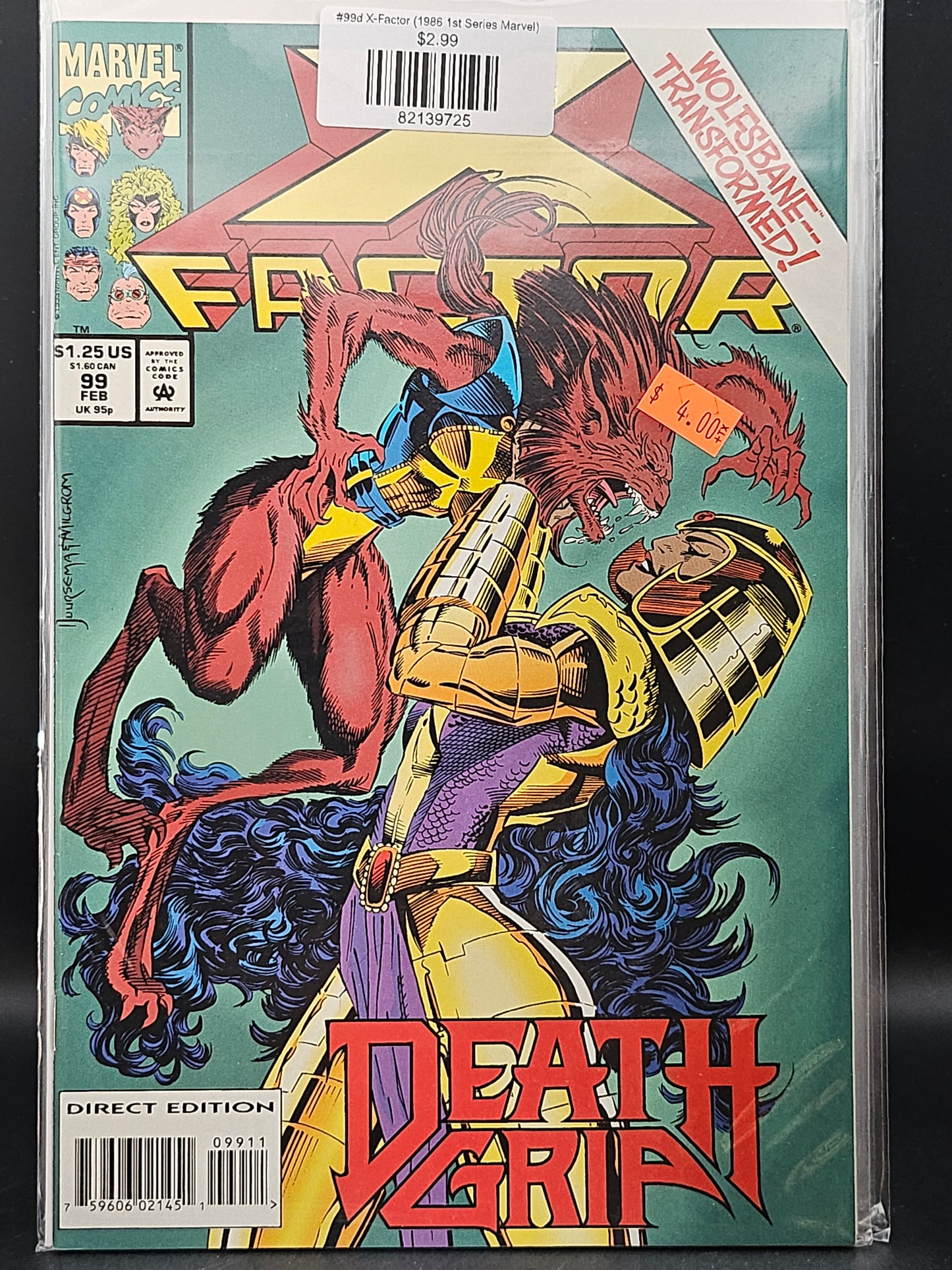 #99d X-Factor (1986 1st Series Marvel)