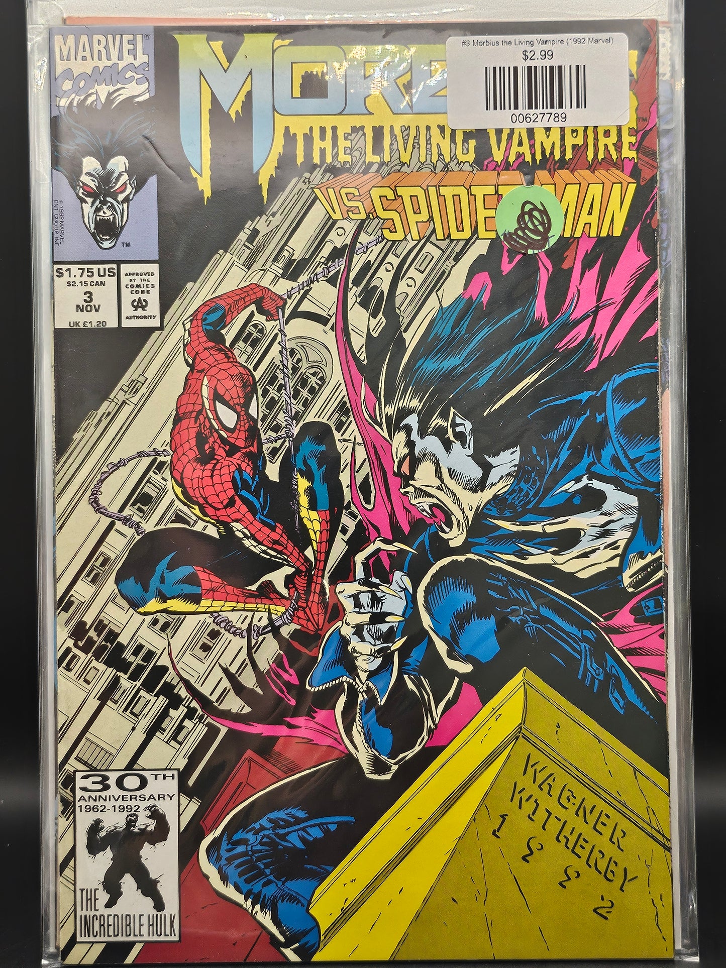#3 Morbius the Living Vampire (1992 Marvel)