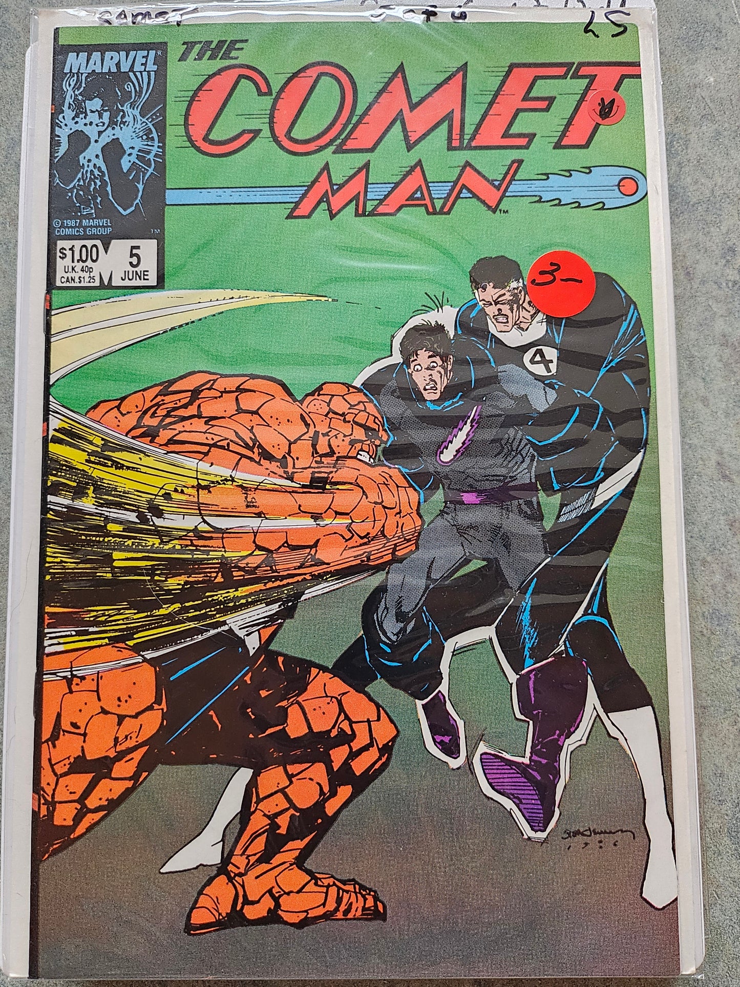 101.104 – Comet Man - #5 of 5 -(LS) limited series -1987