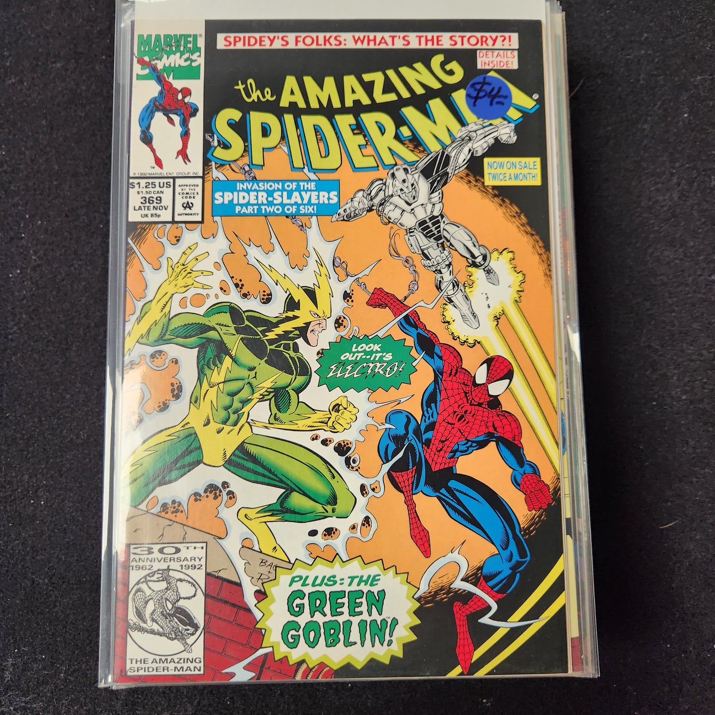 Amazing Spiderman V1 1963–1998 #369 (1992) — Green Goblin