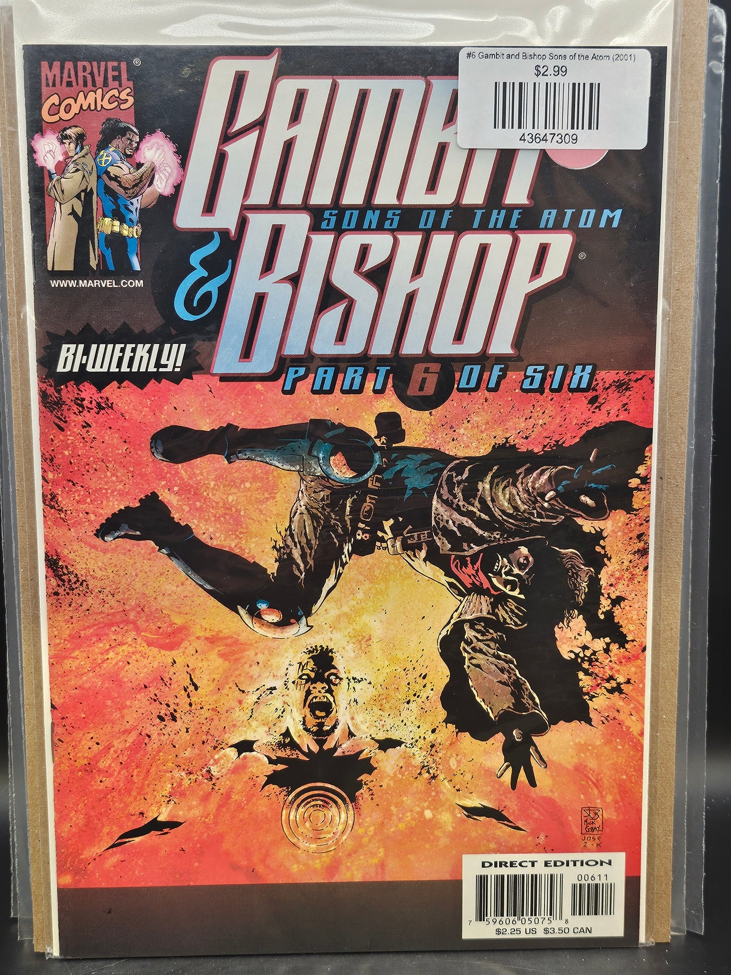 #6 Gambit and Bishop Sons of the Atom (2001)