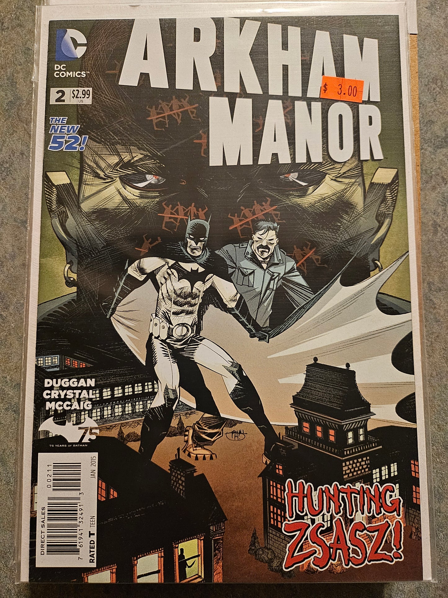 Batman: Arkham Manor – DC Comics – (2014–2015) – Volume 1 – Limited Series – #2 of 6 - Cover A