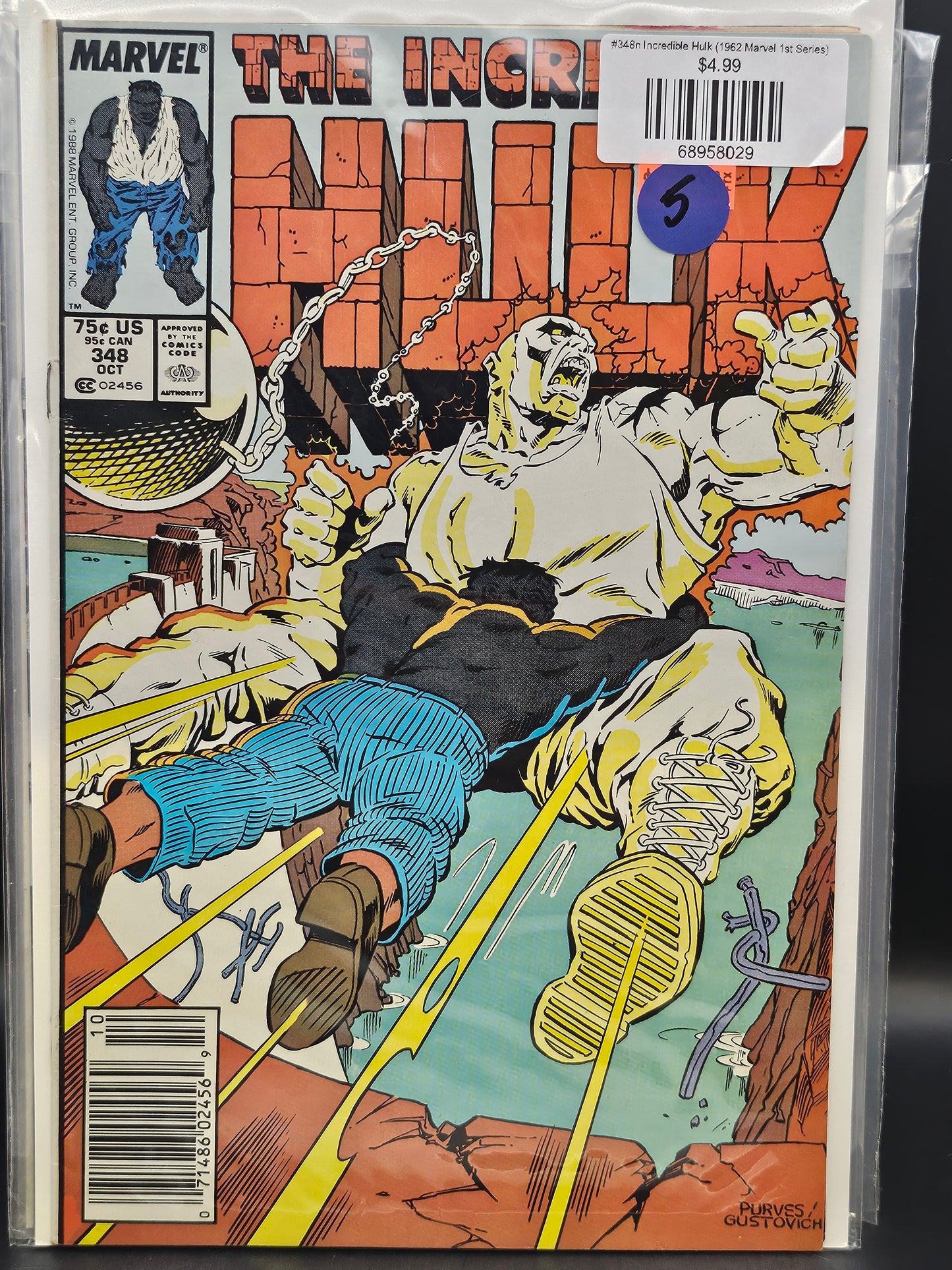 #348n Incredible Hulk (1962 Marvel 1st Series)