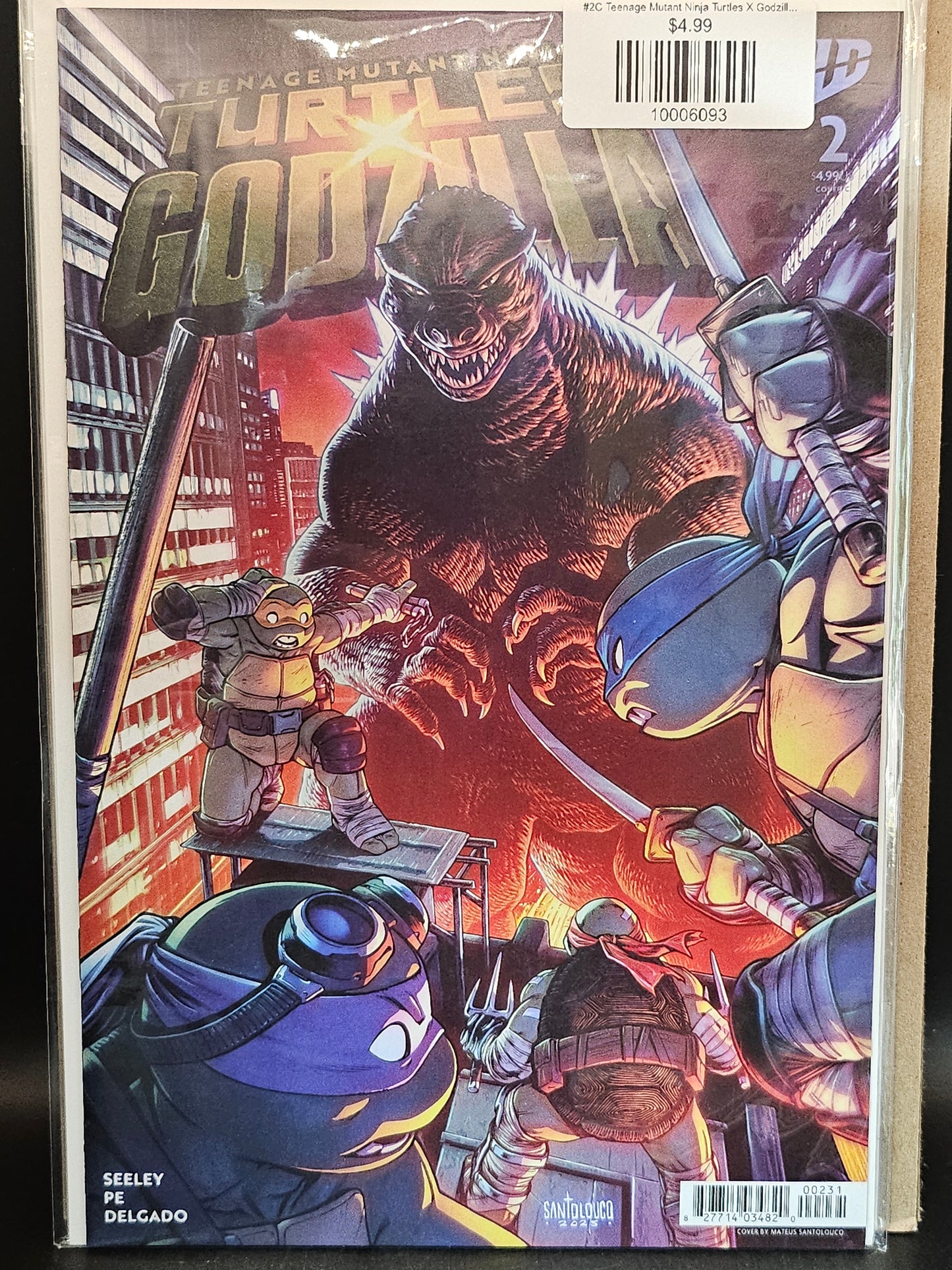 #2C Teenage Mutant Ninja Turtles X Godzilla (2025 IDW)