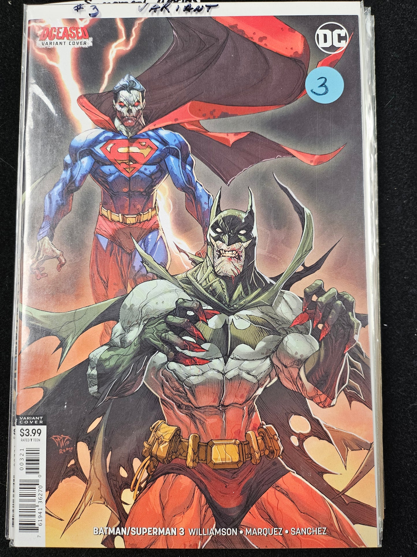 Batman/Superman – DC Comics – 2019–2021 – Volume 2 – #3 - Cover B - Deceased Variant