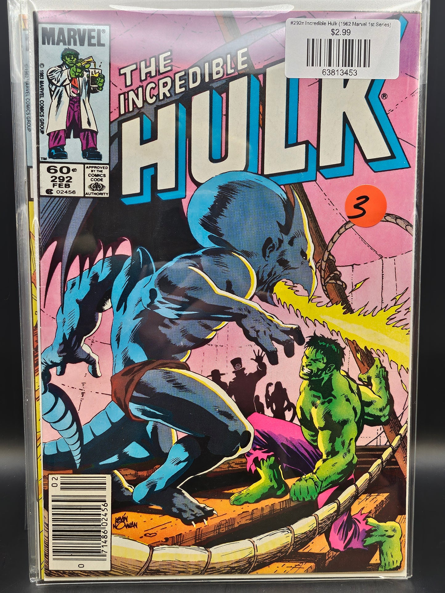 #292n Incredible Hulk (1962 Marvel 1st Series)