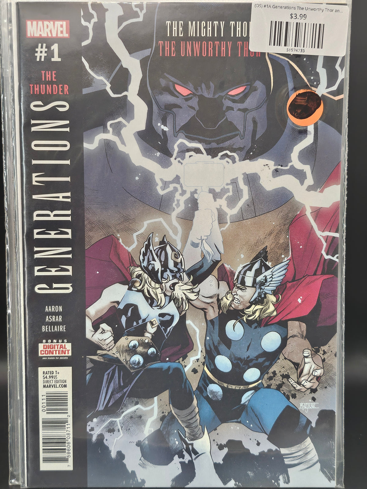 (OS) #1A Generations The Unworthy Thor and Mighty Thor (2017)