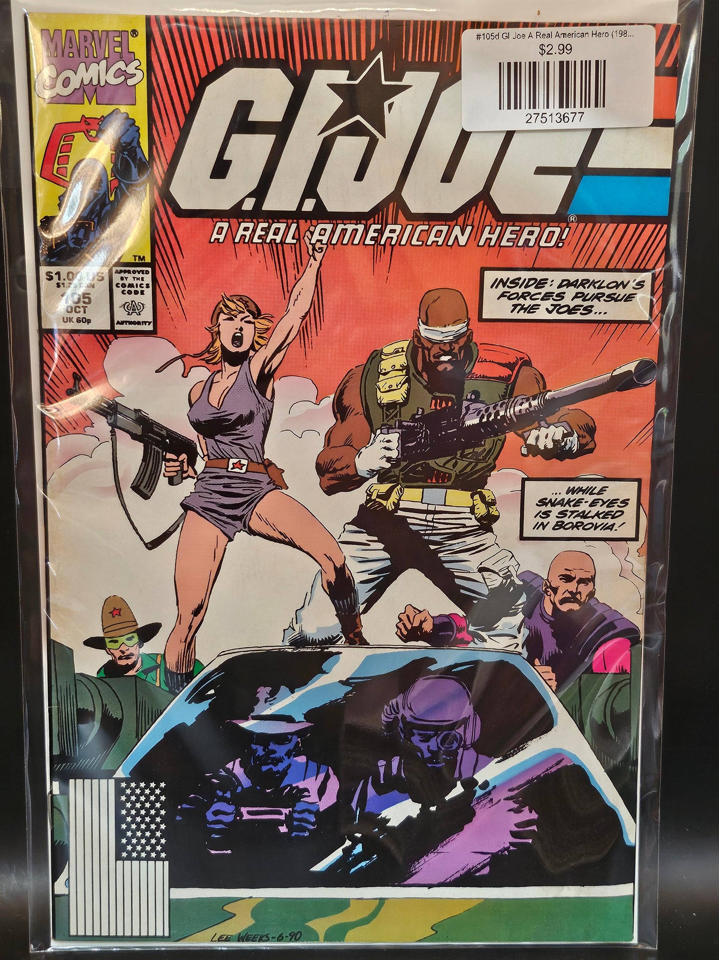 #105d GI Joe A Real American Hero (1982 Marvel)