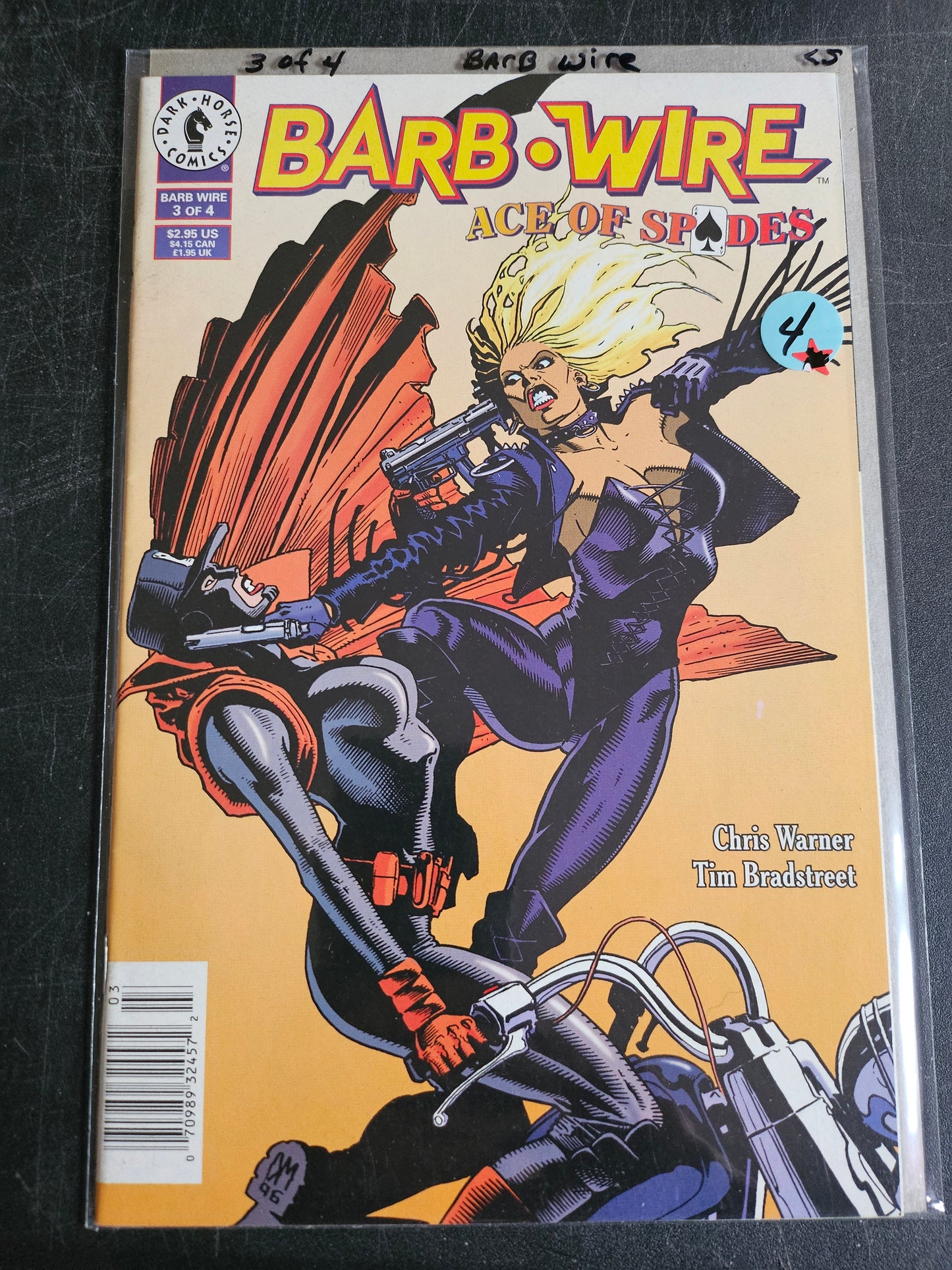 Barb Wire: Ace of Spades – Dark Horse Comics – (1996) – Volume 1 – Limited Series - #3 of 4