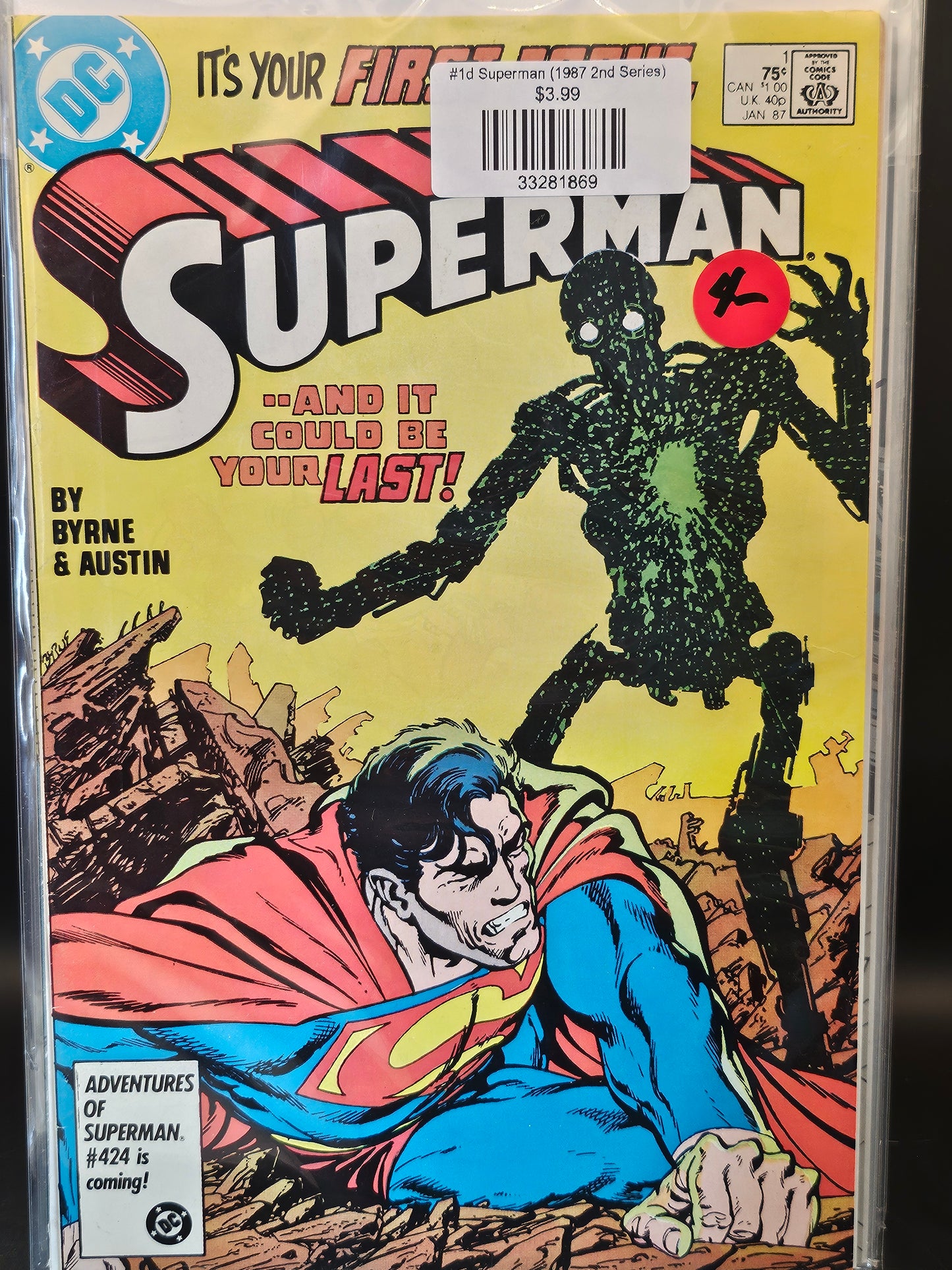 #1d Superman (1987 2nd Series)