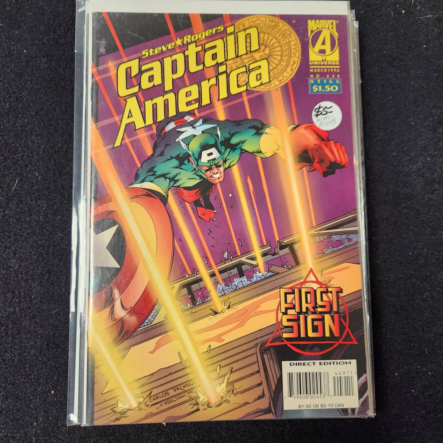 Captain America – Marvel – 1968–1996 – Volume 1 – Ongoing Series – #449