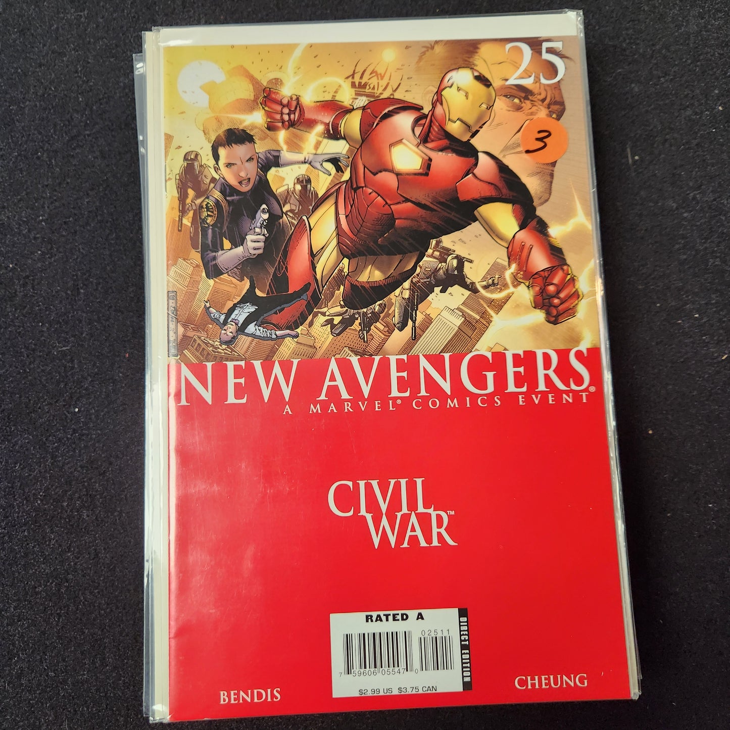 New Avengers #25 (2005-10) orange $3