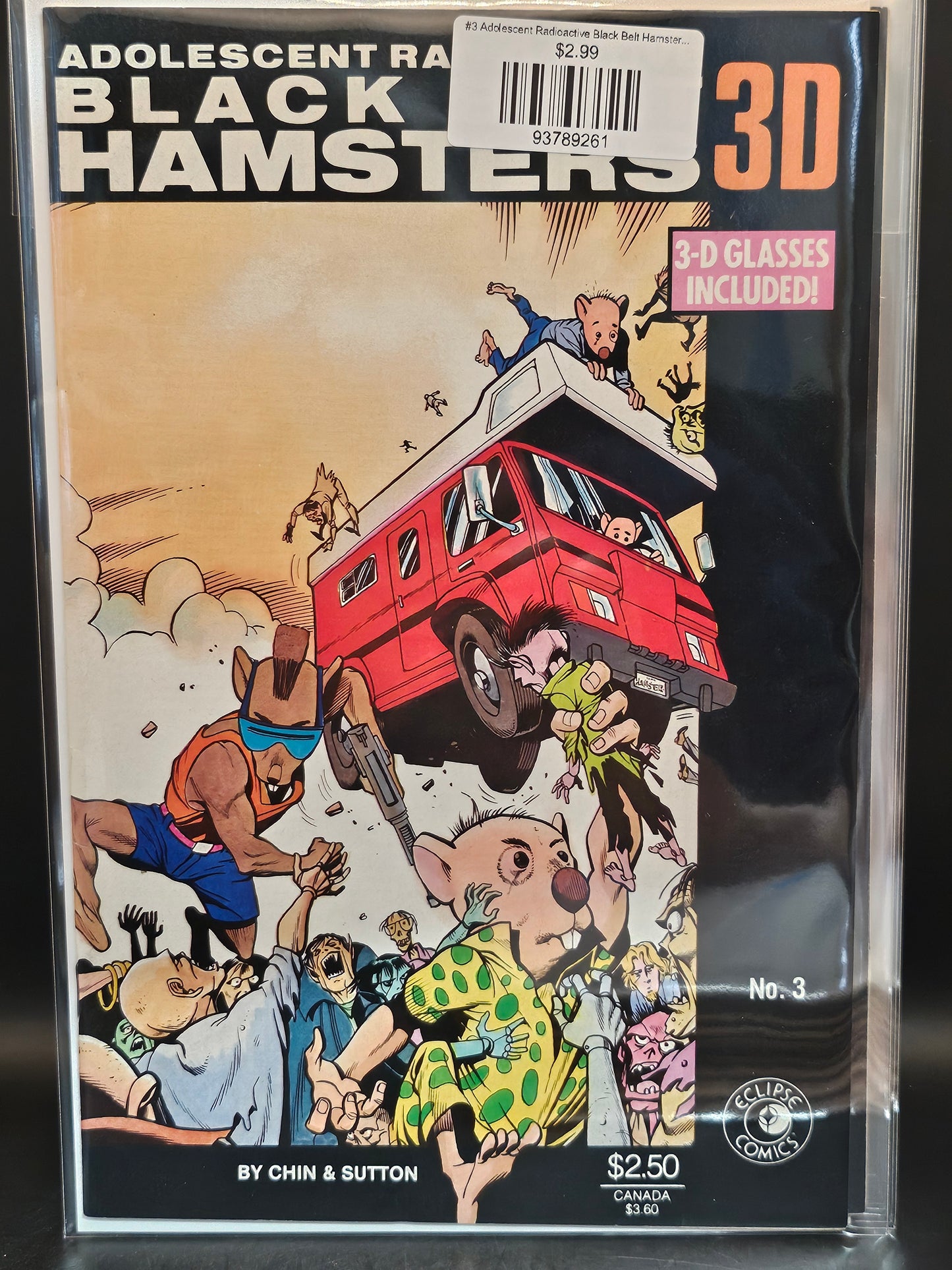 #3 Adolescent Radioactive Black Belt Hamsters 3-D (1986)