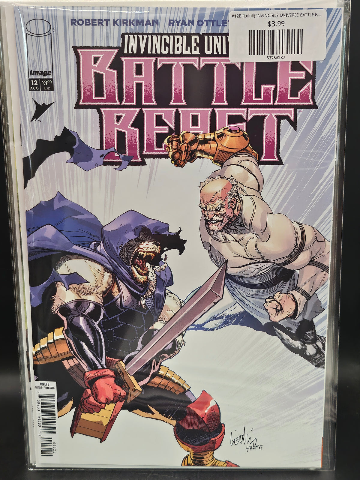 #12B (Leinil) INVINCIBLE UNIVERSE BATTLE BEAST (LEINIL YU & ROMULO FAJARDO JR VAR)