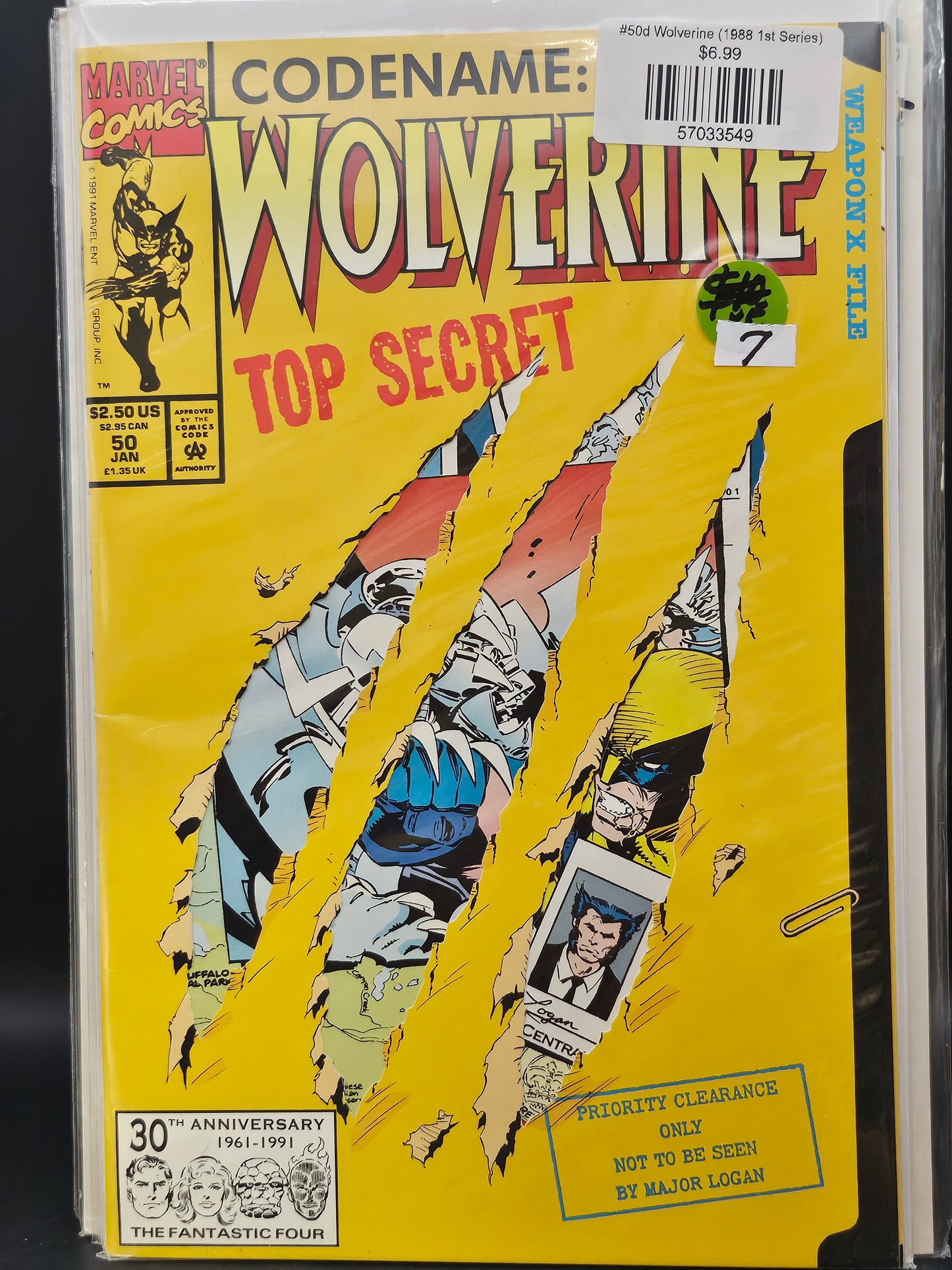 #50d Wolverine (1988 1st Series)
