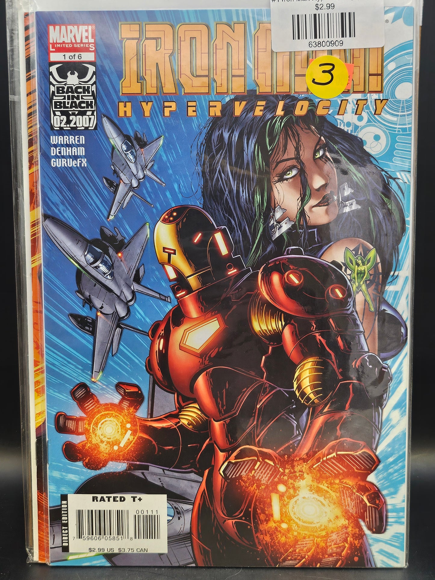 #1 Iron Man Hypervelocity (2007)