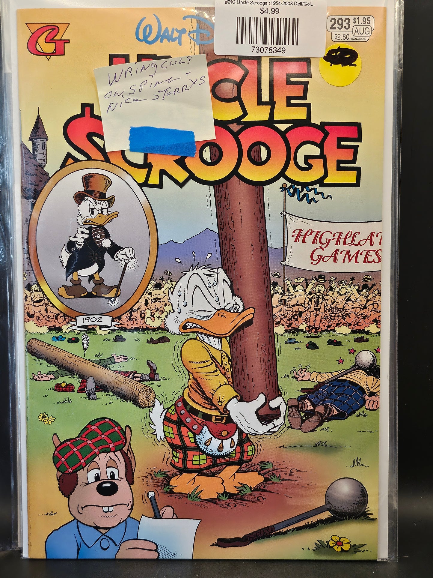 #293 Uncle Scrooge (1954-2008 Dell/Gold Key/Gladstone/Gemstone)