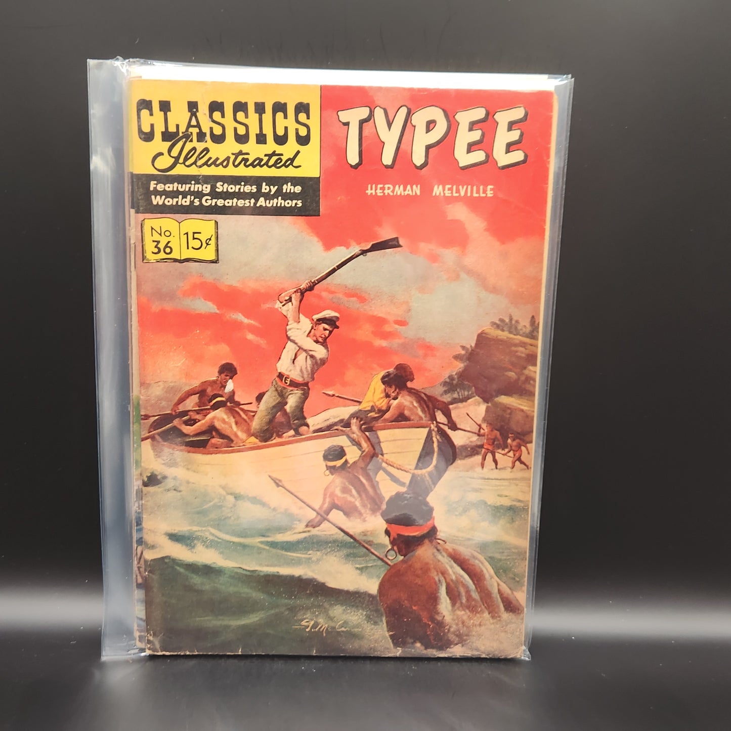 #3 Classics Illustrated 036 Typee (1947) : HRN 155
