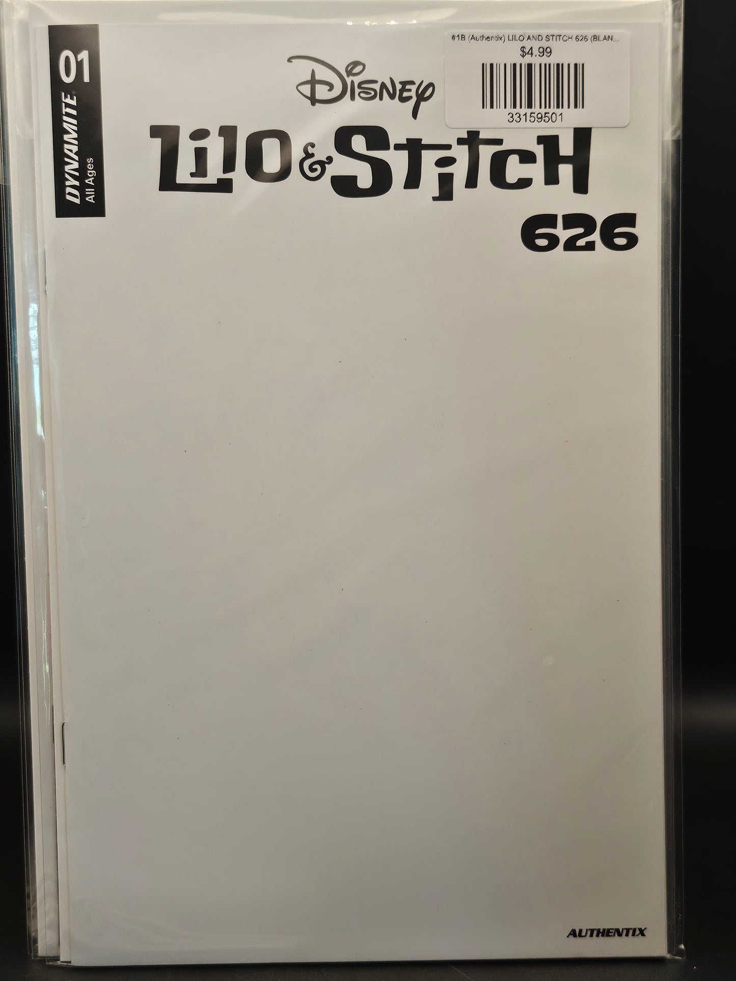 #1B (Authentix) LILO AND STITCH 626 (BLANK AUTHENTIX VAR)