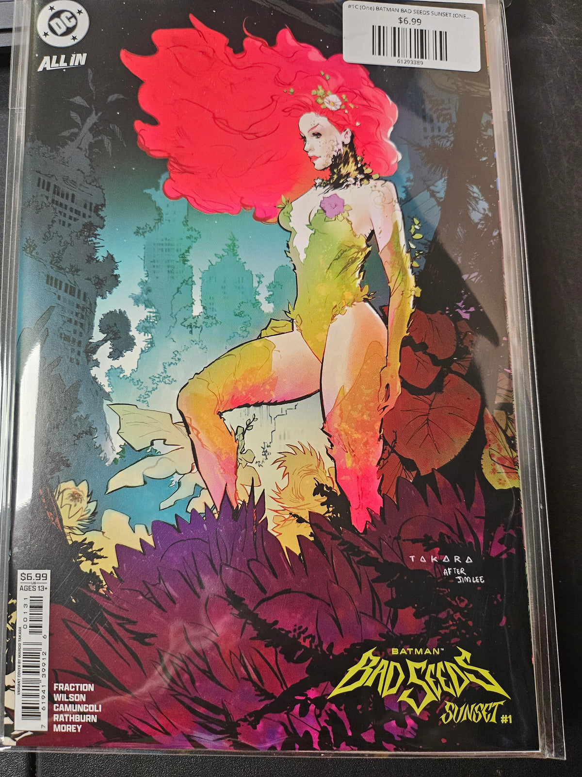#1C (One) BATMAN BAD SEEDS SUNSET (ONE SHOT MARCIO TAKARA CARD STOCK VAR)
