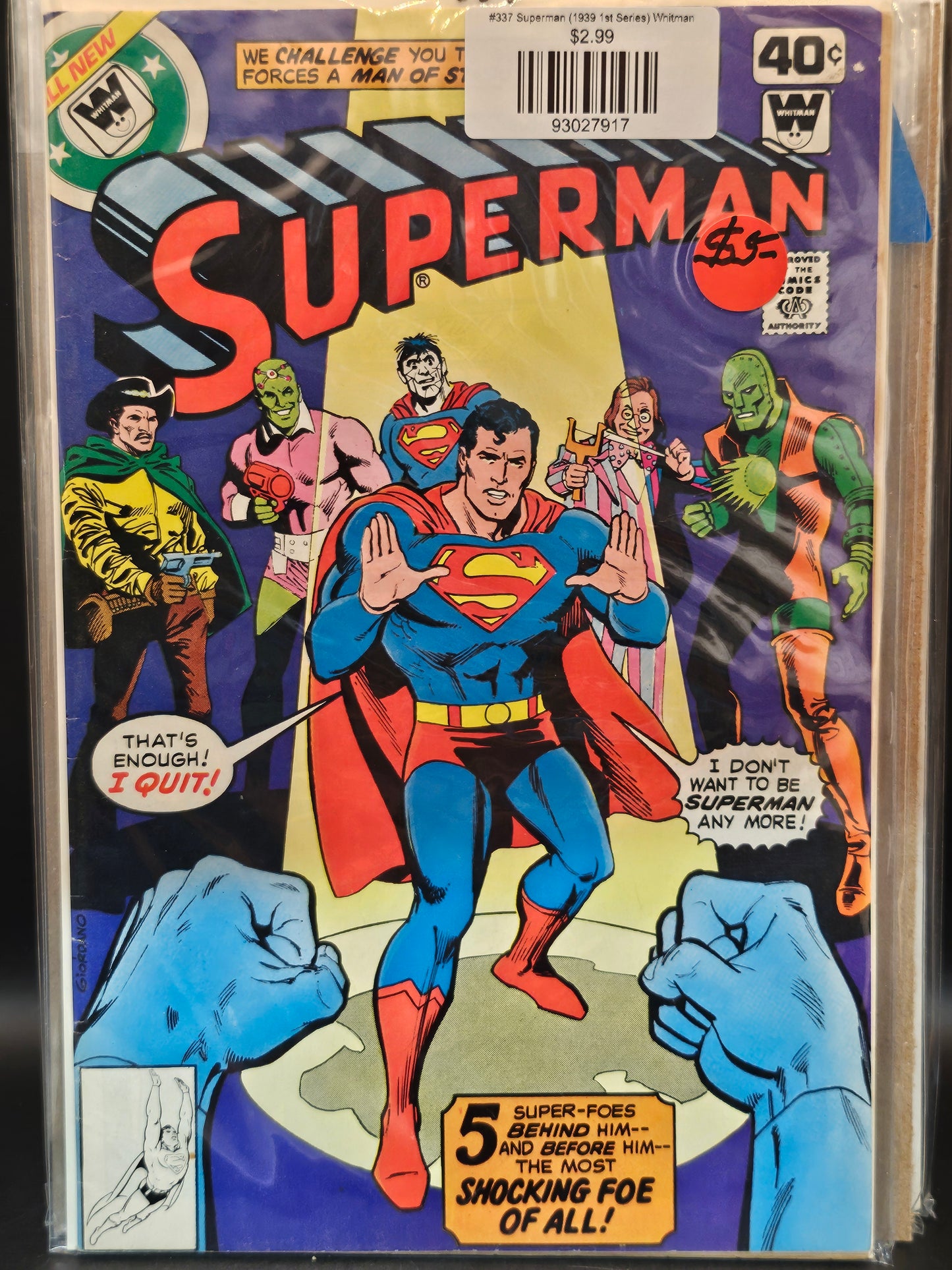 #337 Superman (1939 1st Series) Whitman