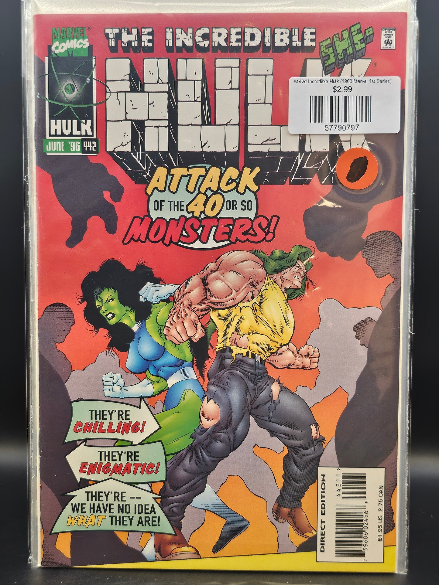 #442d Incredible Hulk (1962 Marvel 1st Series)