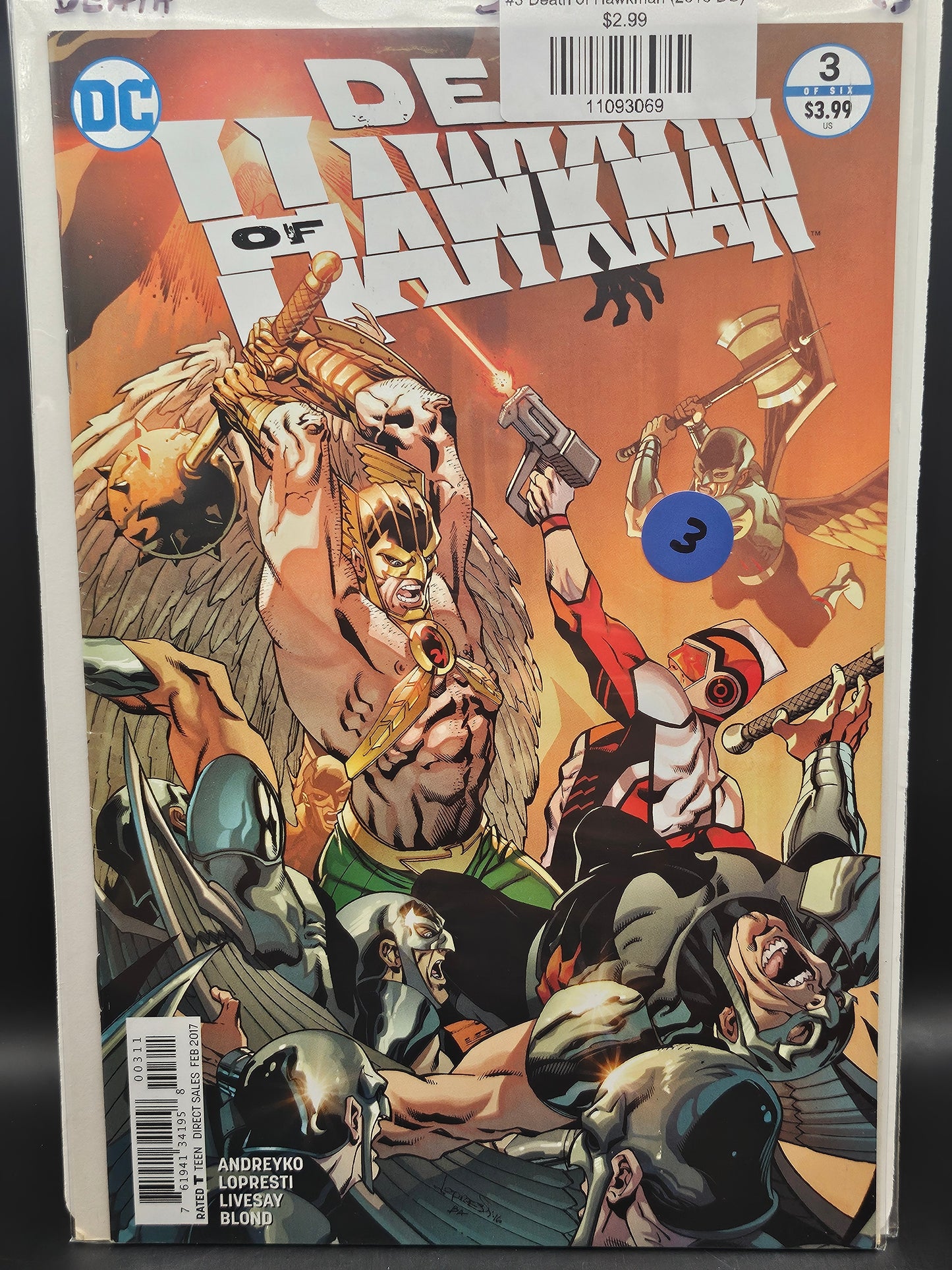 #3 Death of Hawkman (2016 DC)