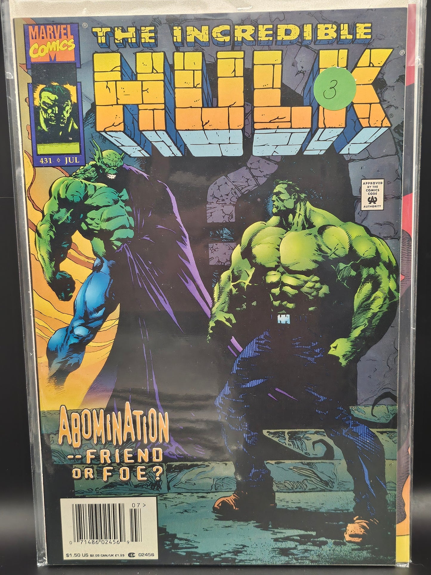 #431 Newsstand - Incredible Hulk (1962 Marvel 1st Series)