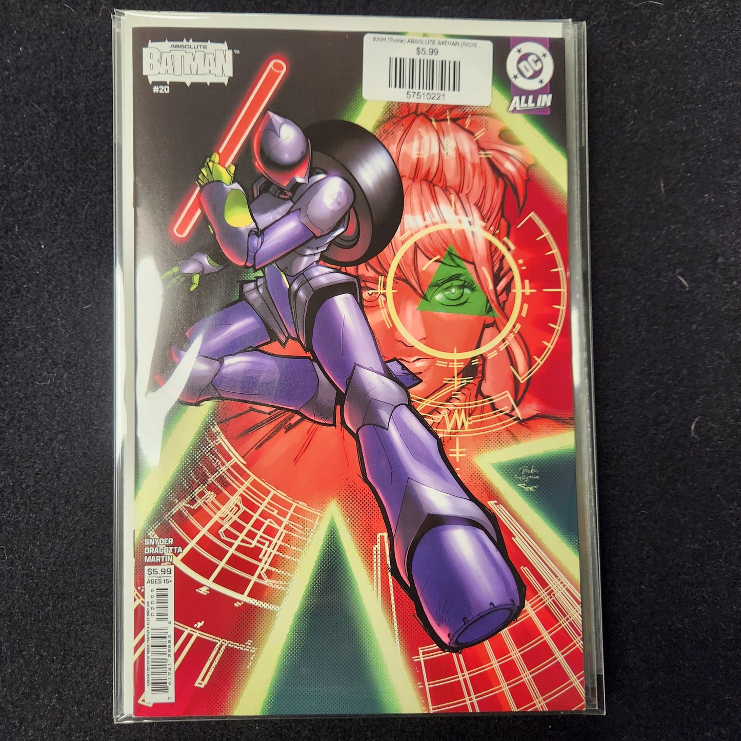 #20H (Rickie) ABSOLUTE BATMAN (RICKIE YAGAWA ALEX & SINCLAIR ROBINS STEPHANIE BROWN CARD STOCK VAR)