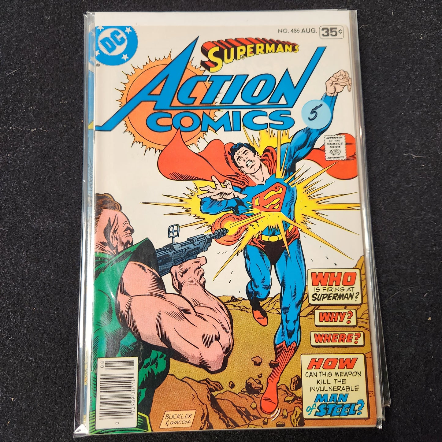 Action Comics #486 - Killing the Man of Steel (DC 1978)