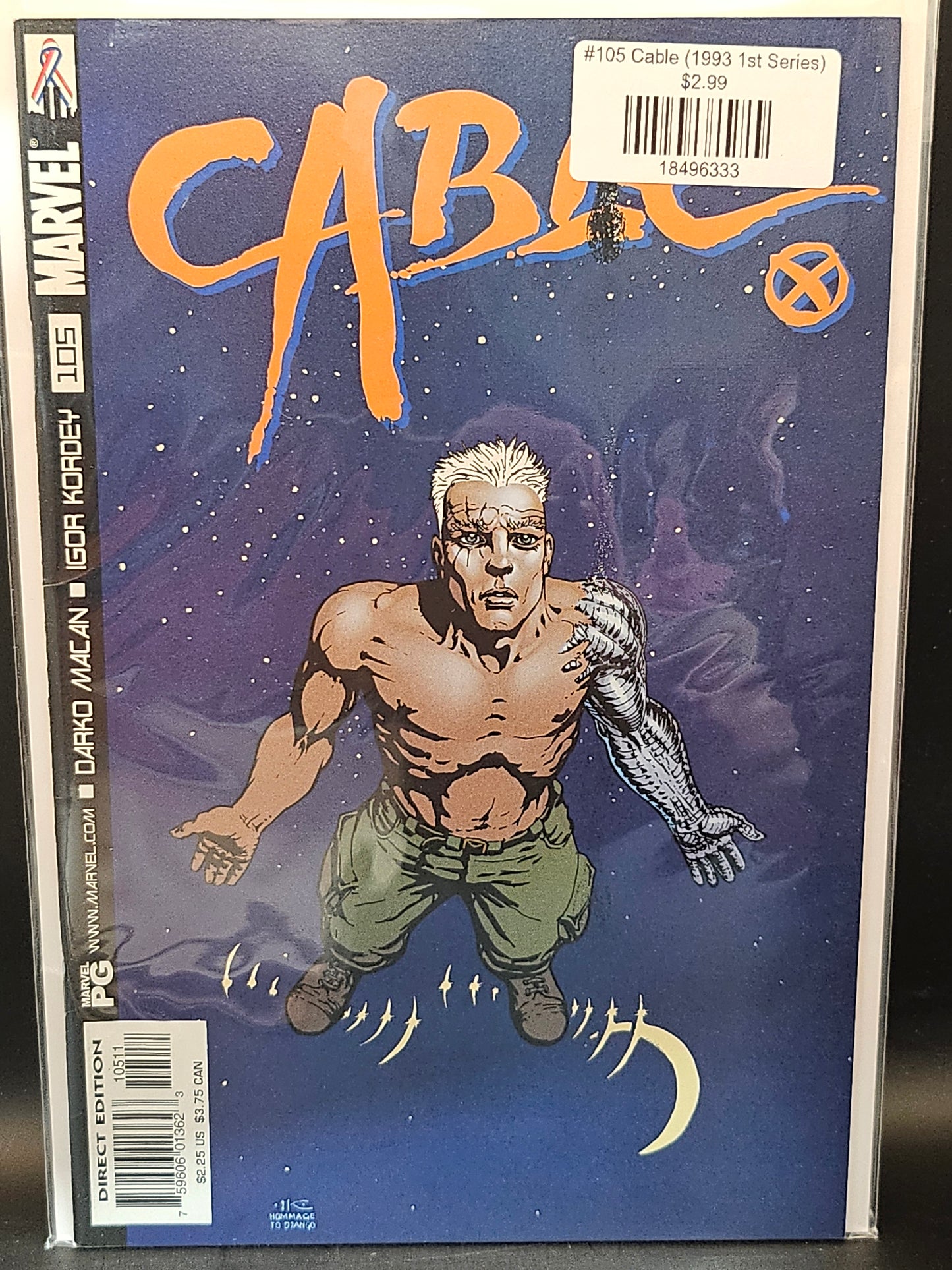 #105 Cable (1993 1st Series)